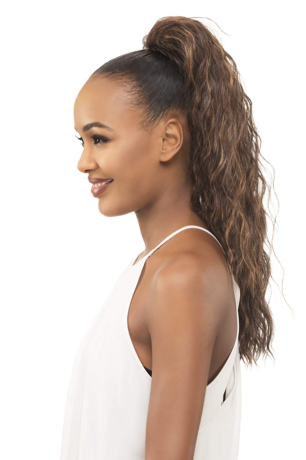 Vivica A. Fox PB-OLIVIA Pocket Bun, New Futura Synthetic Fiber in Color FS1B30, 9.5 Ounce
