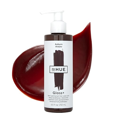 dpHUE Gloss+, Auburn - 6.5 oz (8-12 Applications) - Semi-Permanent Hair Color & Conditioner - Lasts Up to Eight Washes - Paraben