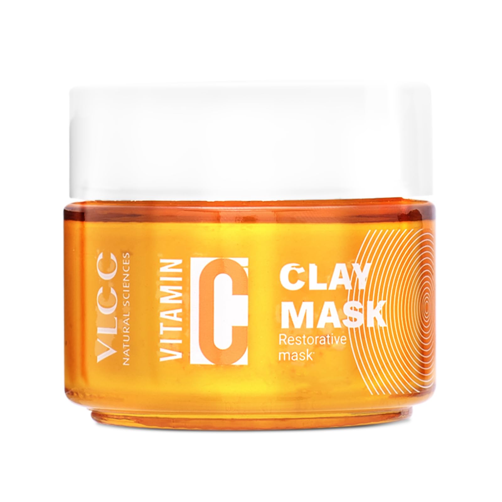 Vlcc Vitamin C Clay Mask  100G | Restorative Clay Mask With Vitamin C & Hyaluronic Acid | Replenishes Skin, Calms Inflammation 