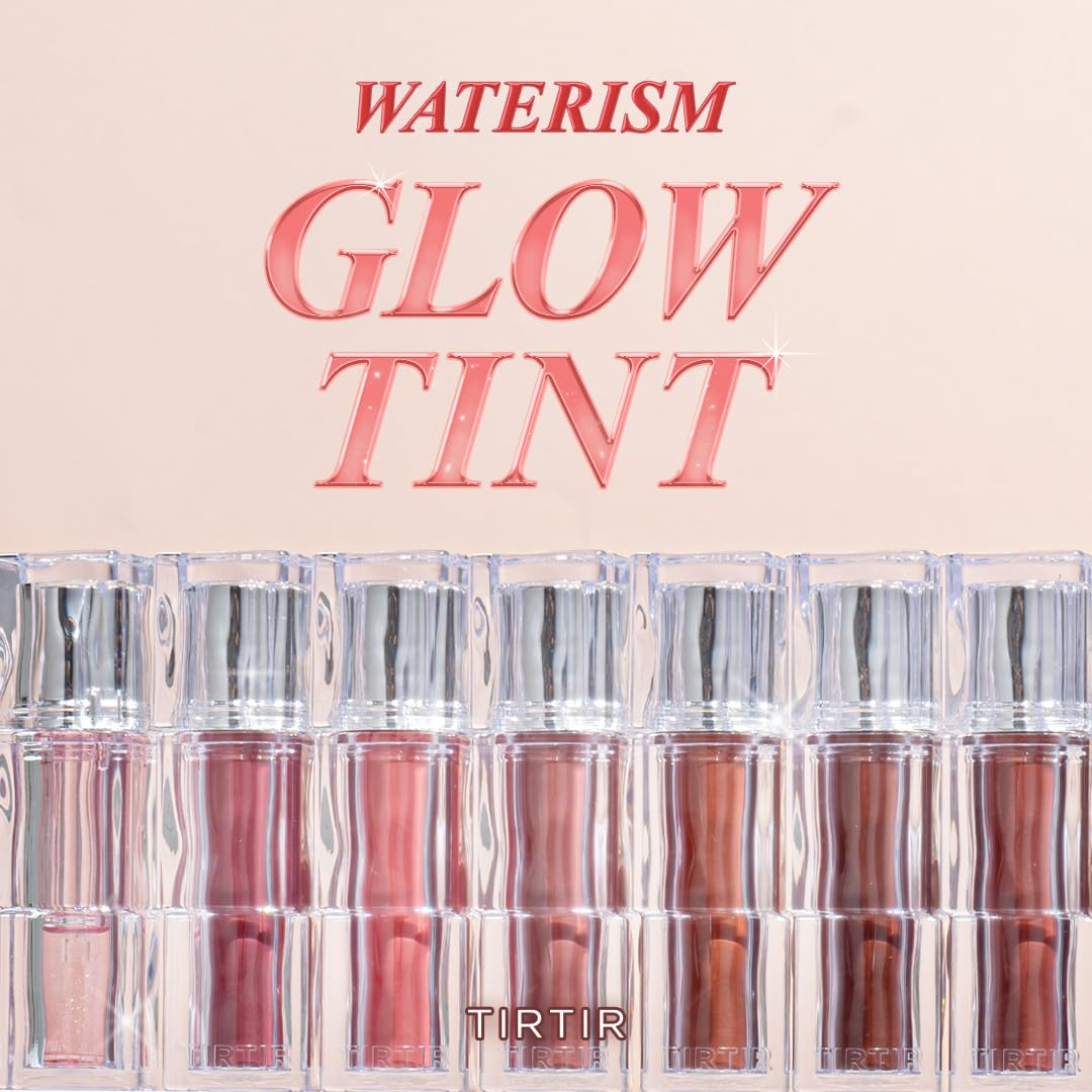 TIRTIR Waterism Tinted Lip Gloss #02 Merry Coral, 0.14 Fl Oz - Kiss Ready Lipgloss, 12H Long Lasting Non Sticky Natural Tinted G