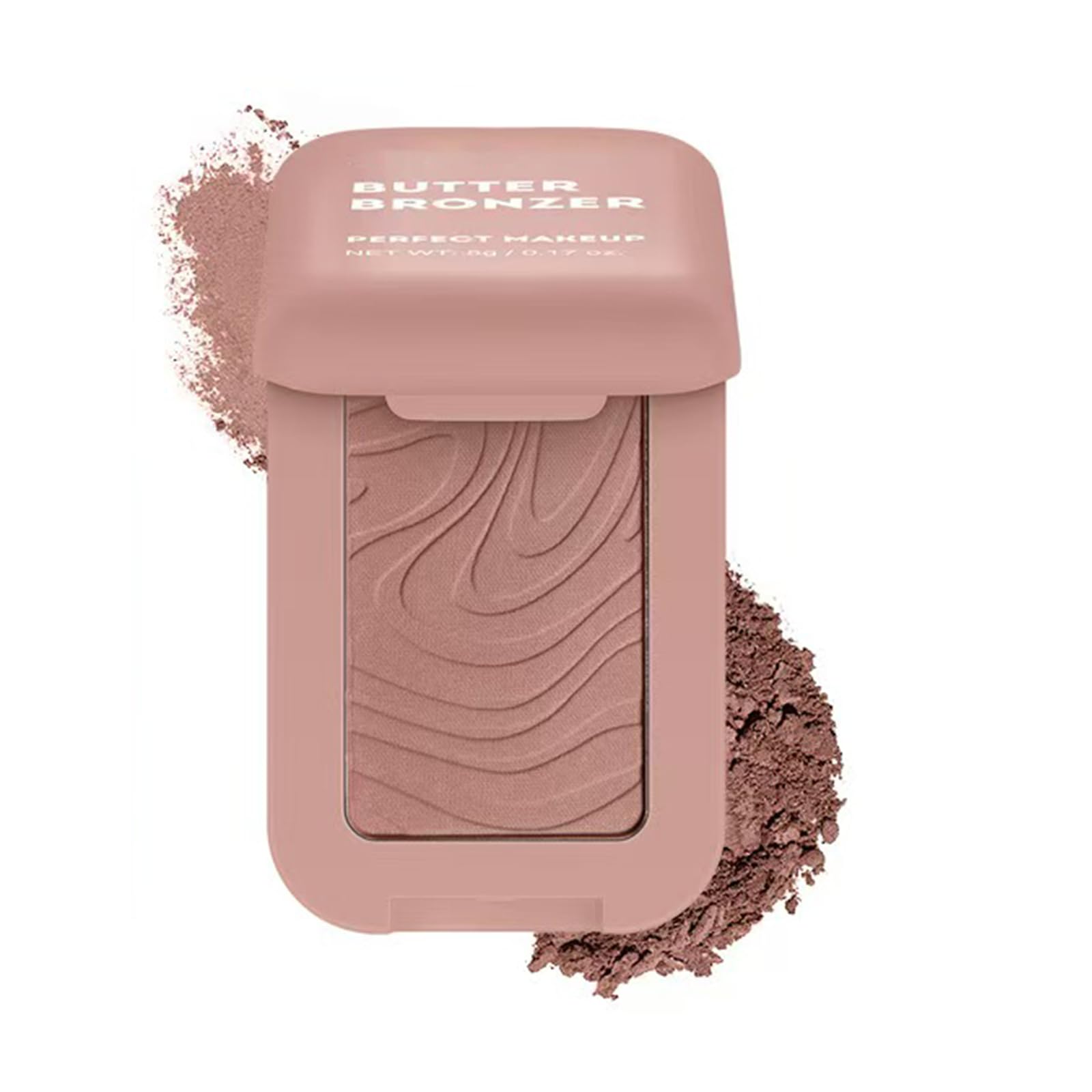 Butter Bronzer Powder, Silky Blendable Face Contour Bronzing Powder