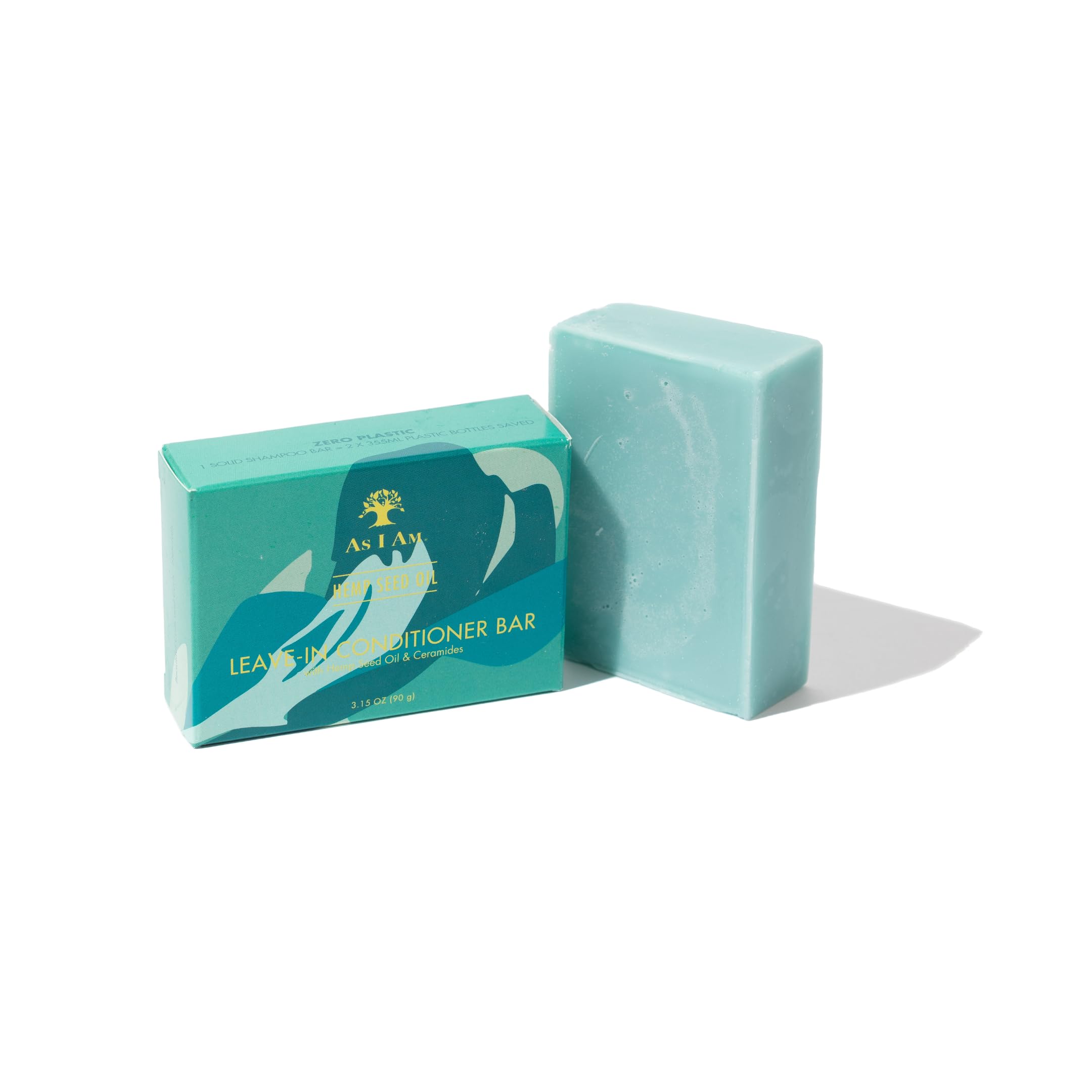 As I Am Hemp Seed Oil Leave-In Conditioner Bar - 3.15 ounce - with Calendula, Betaine, & Ceramide - Cruelty Free & Vegan