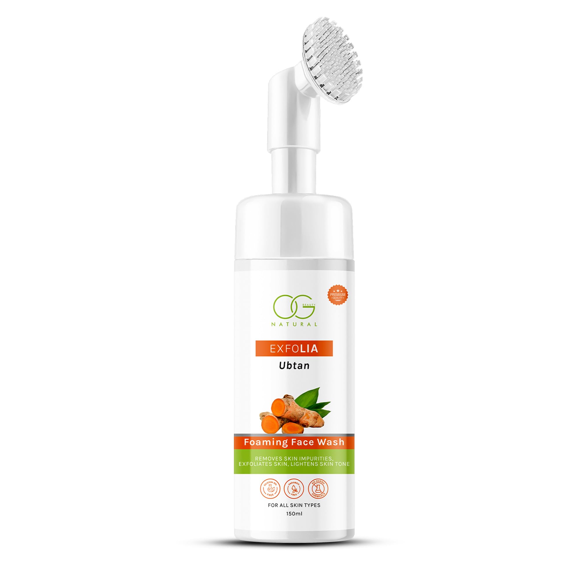 Og Beauty Natural Exfolia Ubtan Foaming Face Wash | Reduce Wrinkles And Fine Lines | Natural Ingredients | Deep Cleansing | For 