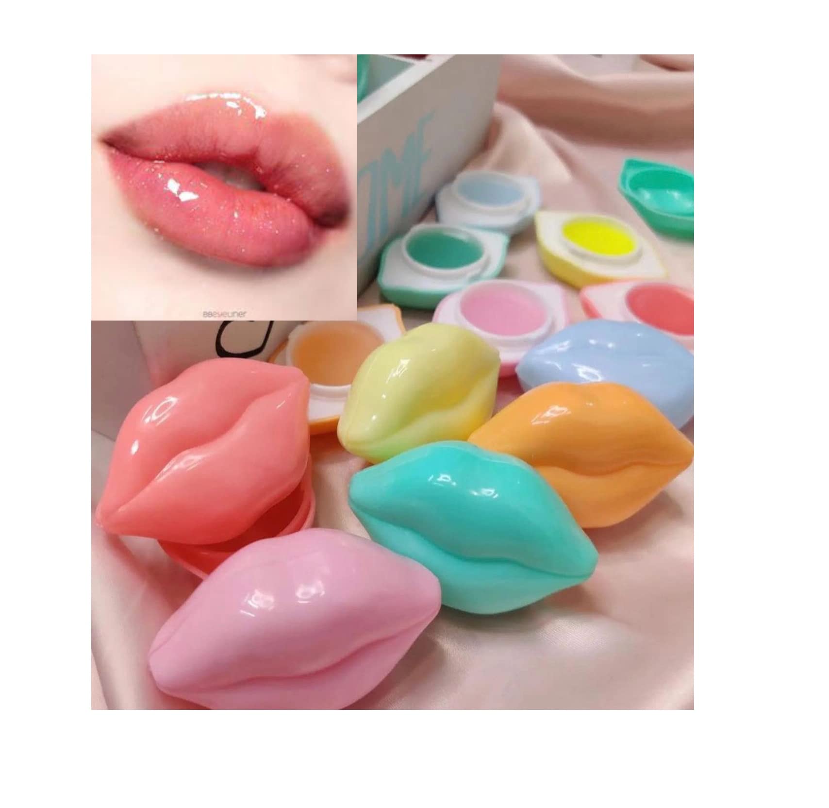 Arrx Lip Shape Lip Mask Balm,Lip Balm Waterproof Long Lasting Makeup Travel Lip Balm (Pack Of 1) Multicolor