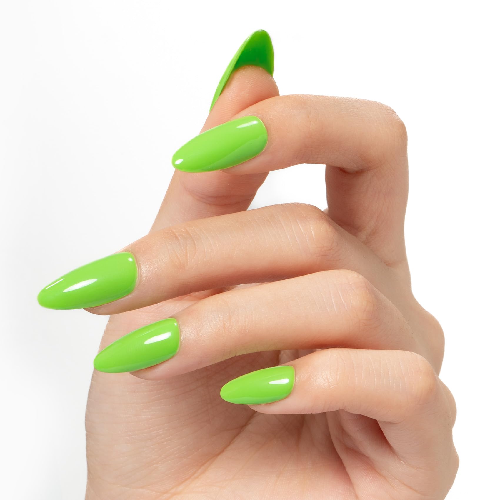 Maychao 15Ml Gel Nail Polish 1Pc Apple Green Gel Polish Soak Off Uv Led Nail Polish Nail Art Starter Manicure Salon Diy At Home,