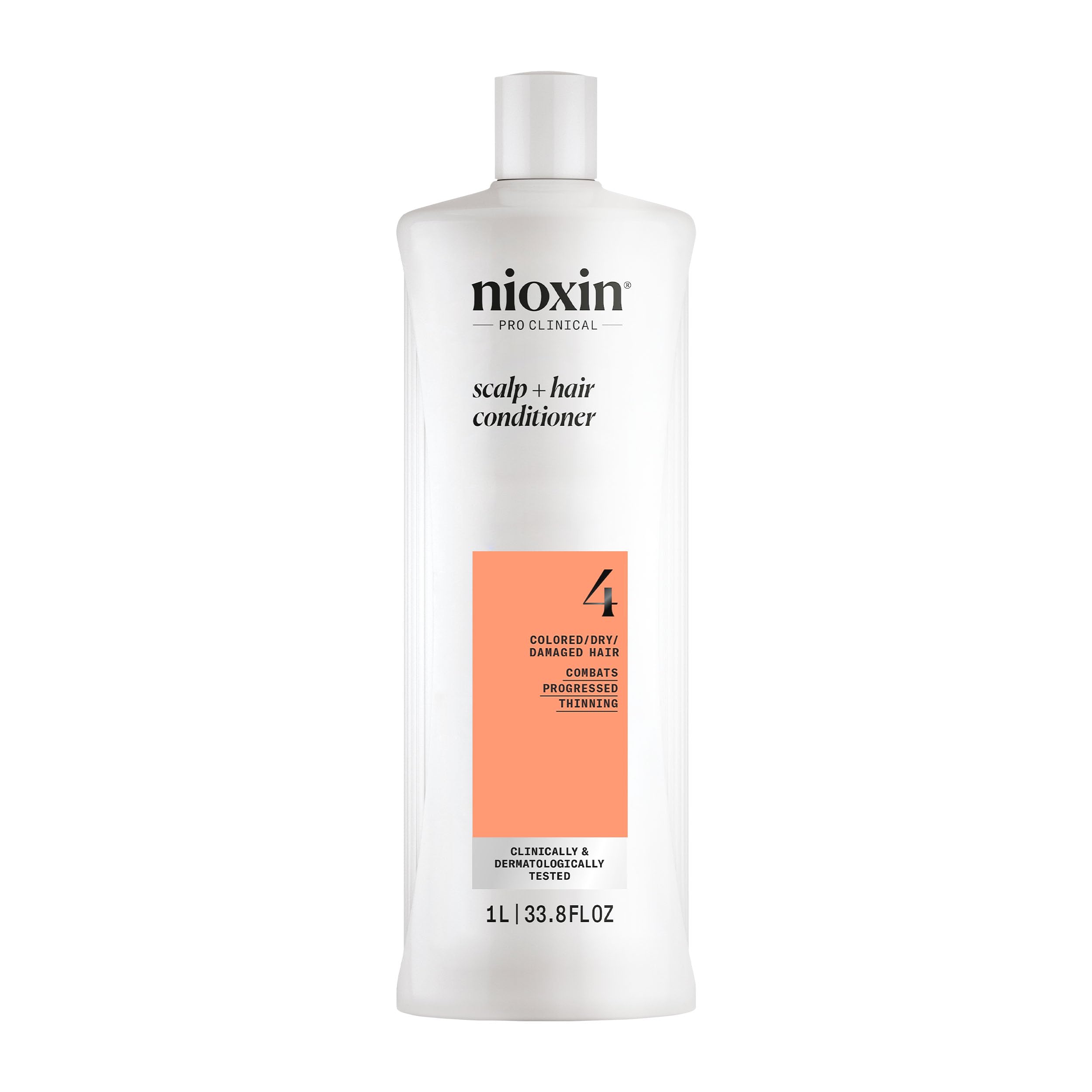 Nioxin System 4 Scalp Therapy Conditioner With Peppermint Oil, Treats Dry Scalp, Provides Moisture Control & Balance, For Color