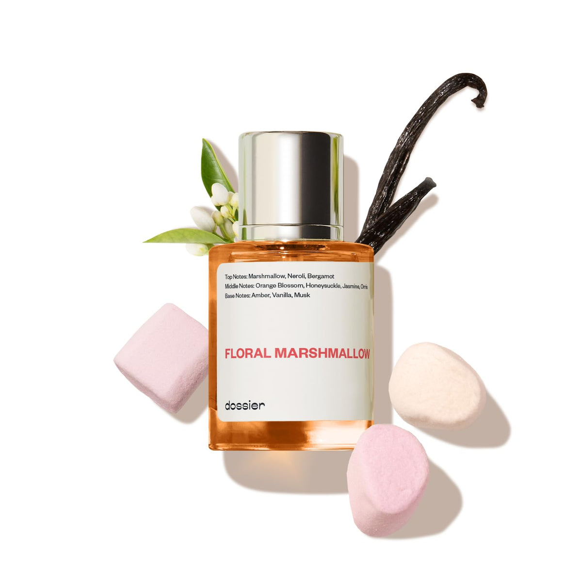 Dossier - Eau de Parfum - Floral Marshmallow - Inspired by By Kilian's Love,Don't Be Shy - Perfume Luxury - Pure Infused - Parab