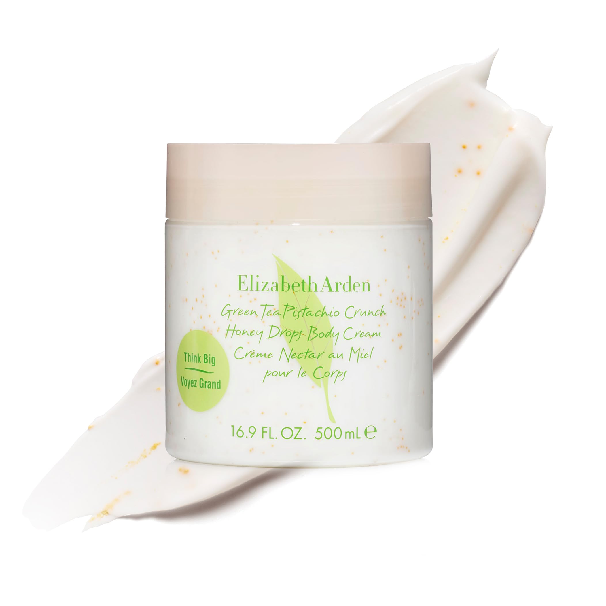 Elizabeth Arden Green Tea Pistachio Crunch Honey Drops Body Cream, Moisturizer for Dry Skin, Use Day or Night, Softens and Moist