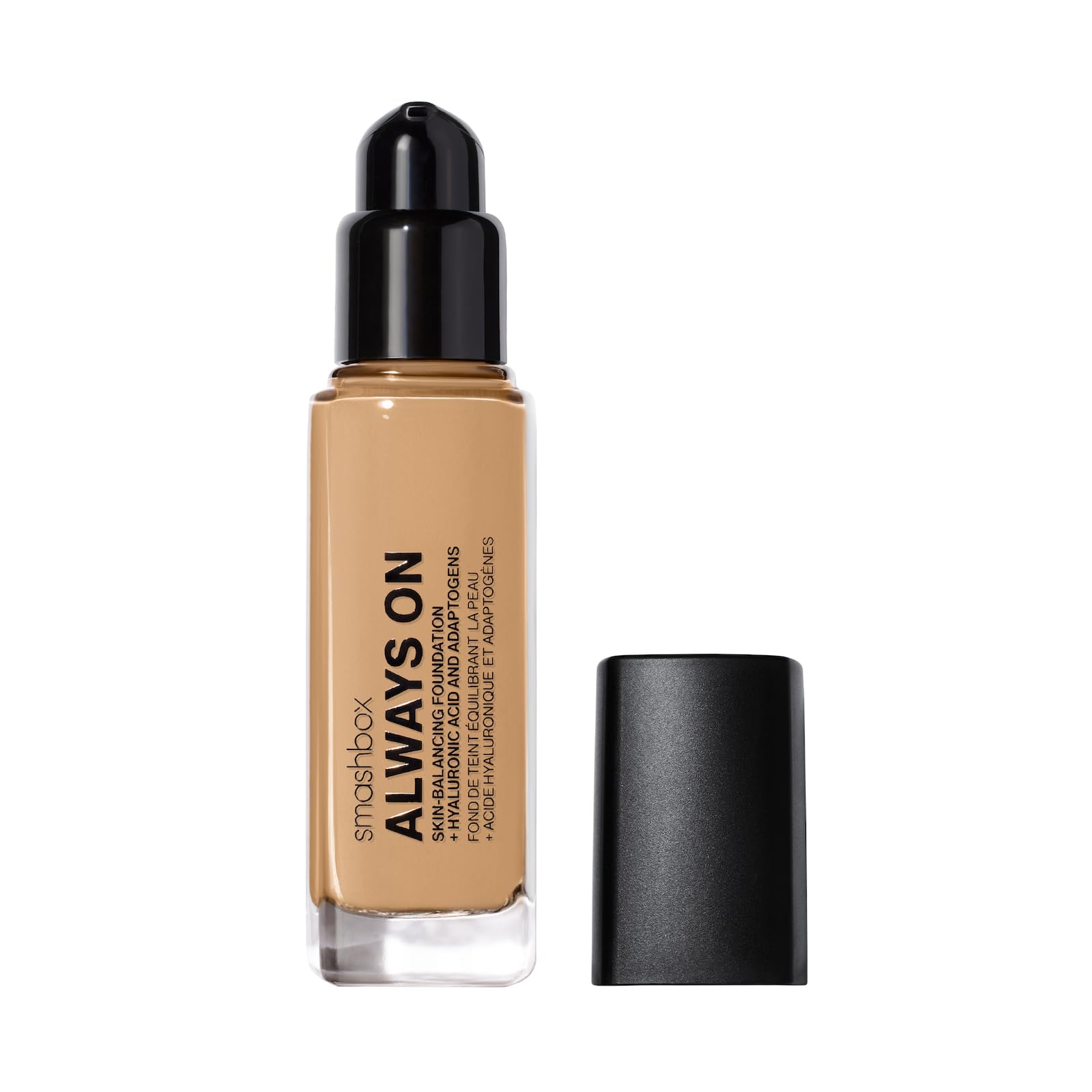 Smashbox Always On Foundation with Hyaluronic Acid | Medium-To-Full Coverage | Hydrating + Long Lasting, 1 Fl Oz, M10W