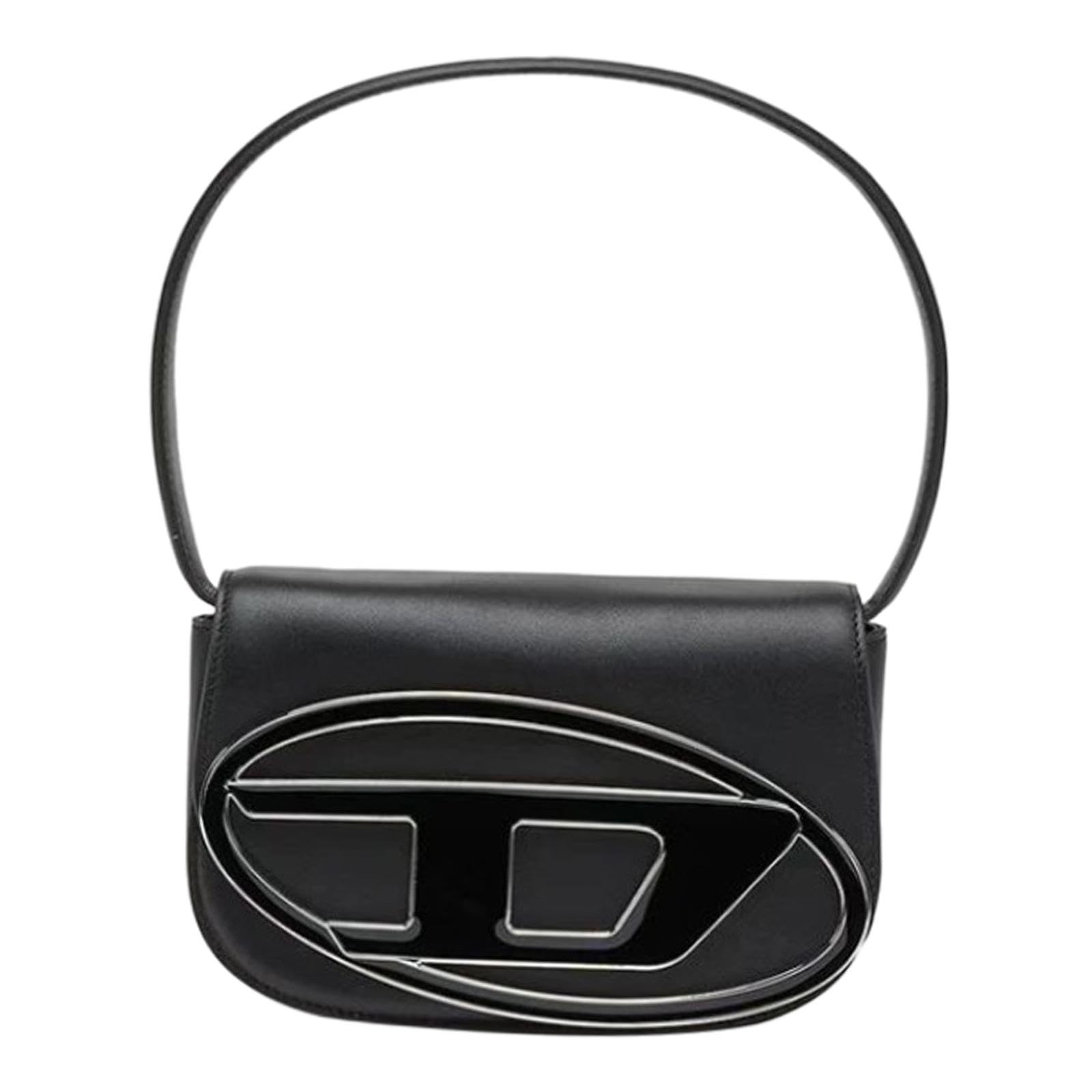 Snappsy Womens Shoulder Bag Trendy Lightweight Clutch Purse Pu Leather Underarm Bag Black