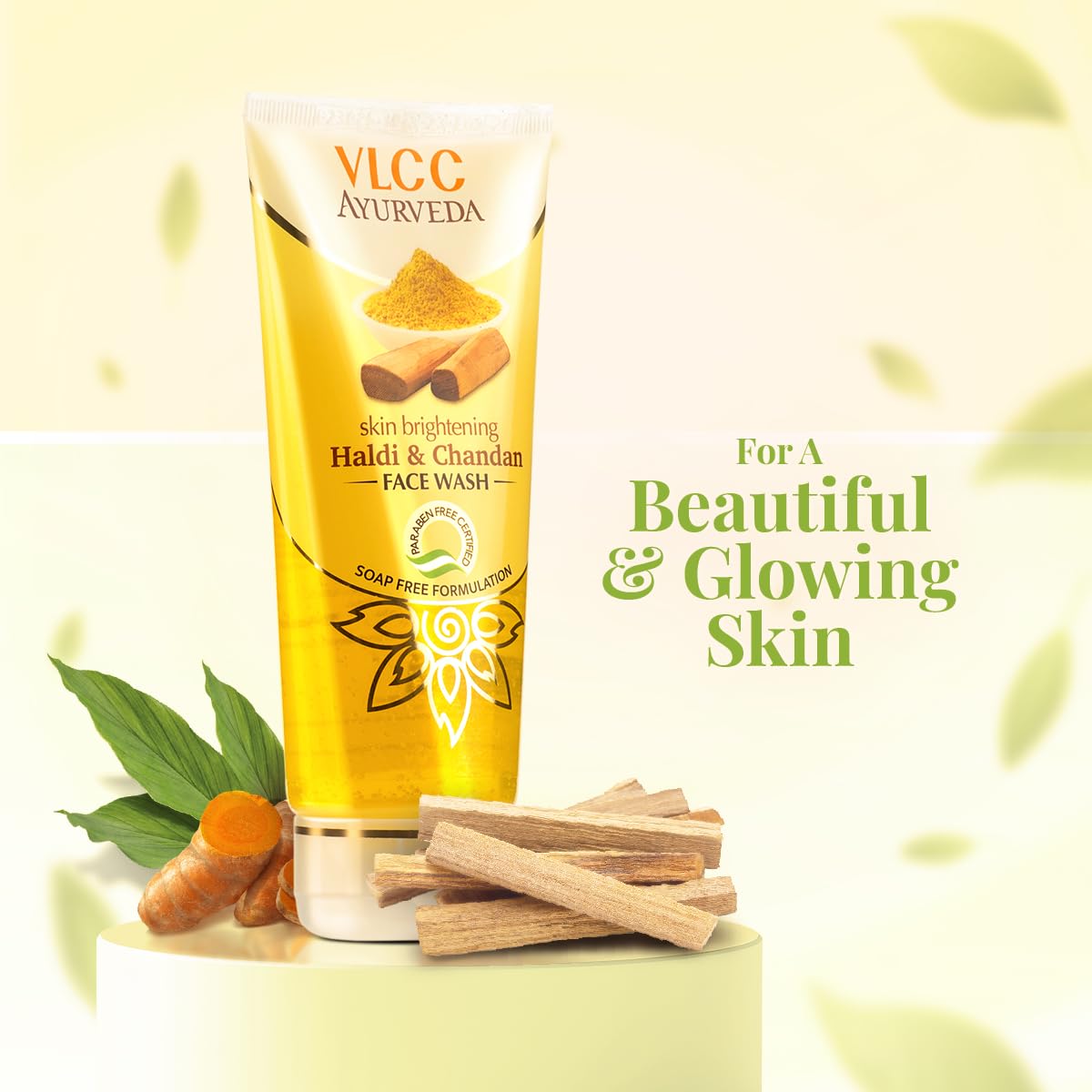 VLCC Ayurveda Skin Brightening Haldi and Chandan Facewash- 100ml