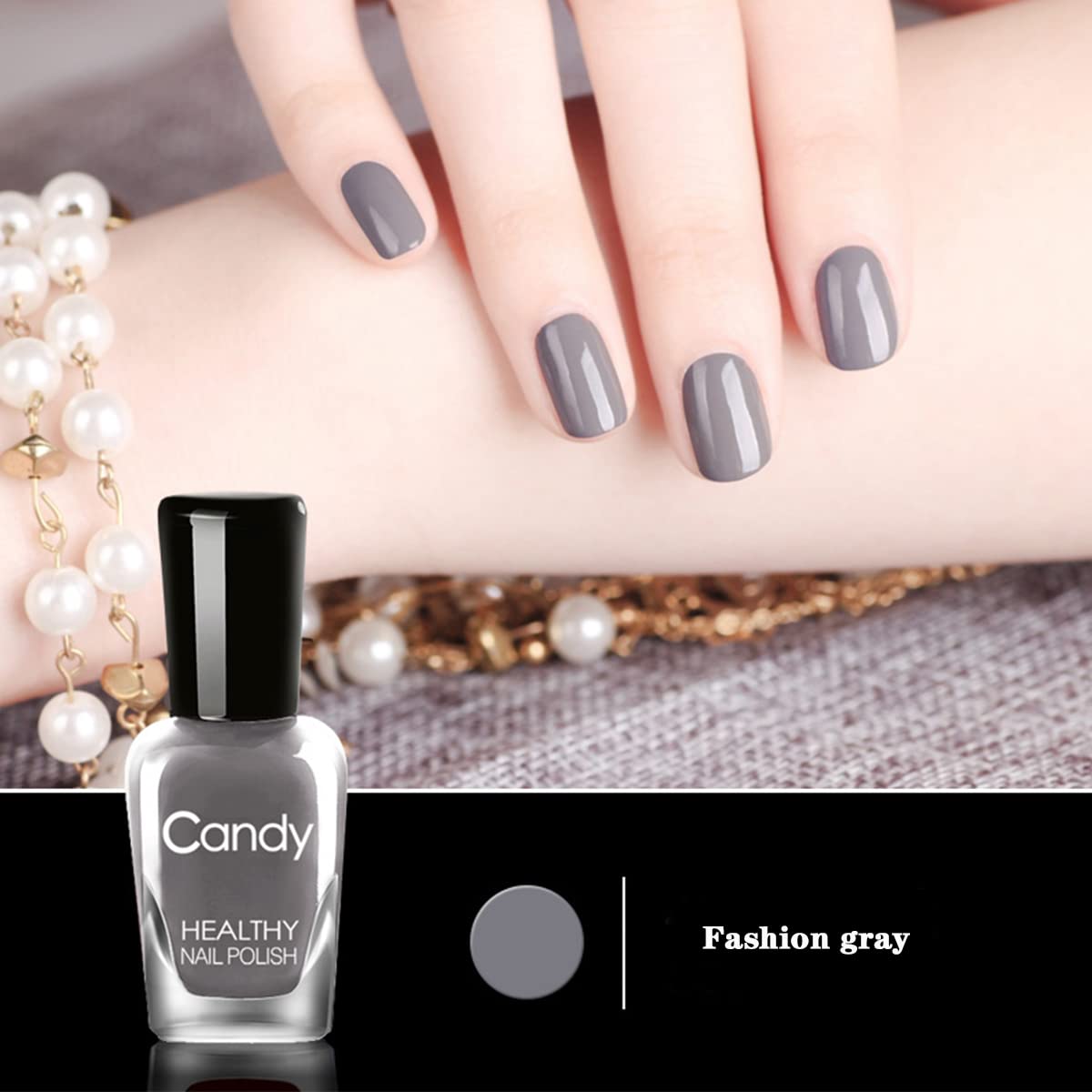 Tophany Non Toxic , Easy Peel Off And Fast Dry Nail Polish Set For Pack, Eco Friendly And Organic Water Based Nail Polish For Wo
