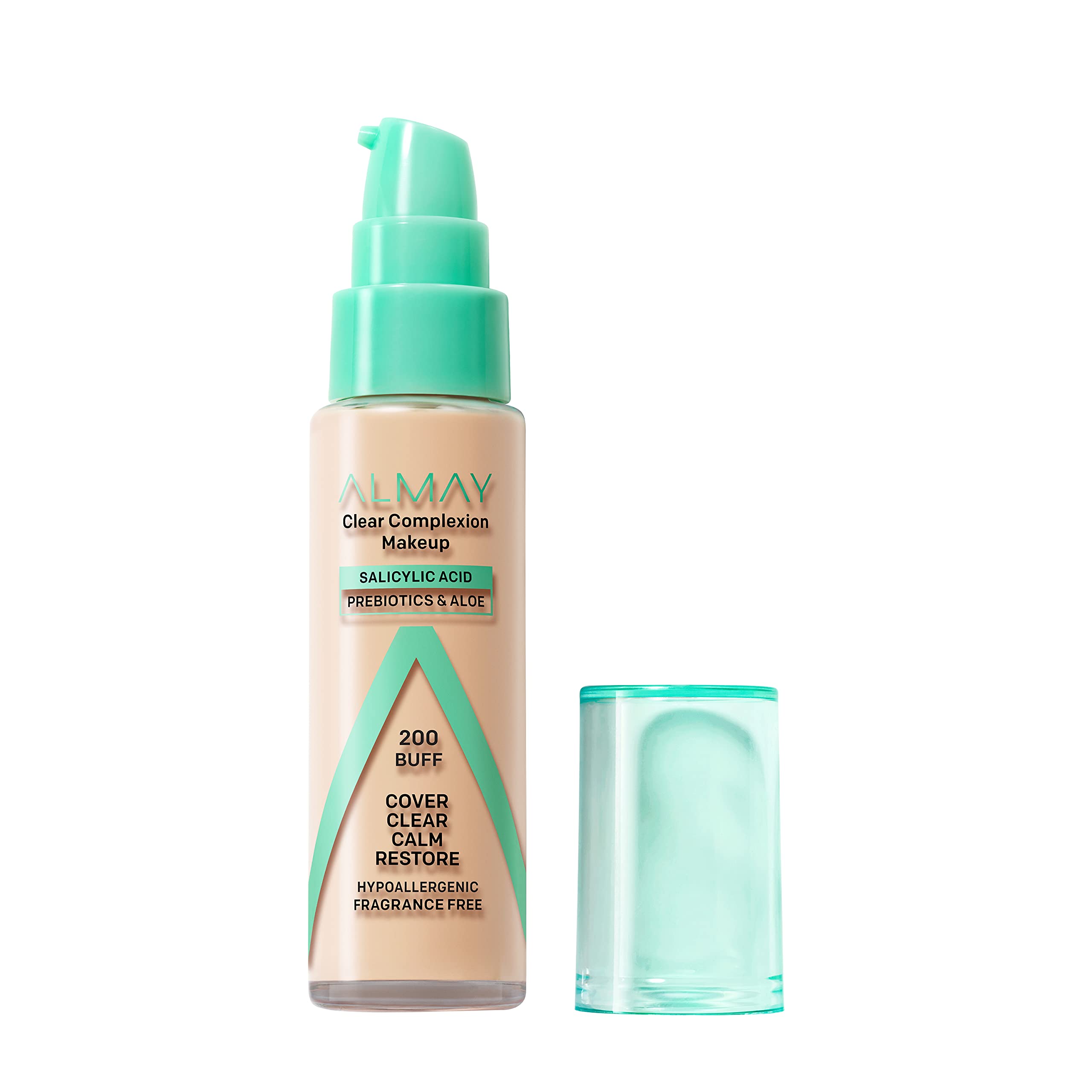 Almay Clear Complexion Acne Foundation Makeup With Salicylic Acid - Lightweight, Medium Coverage, Hypoallergenic, -Fragrance Fre