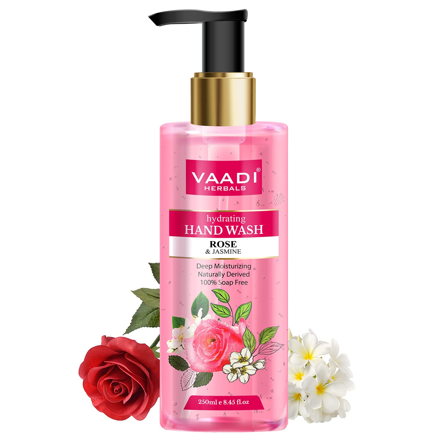 Vaadi Herbals Hydrating Rose And Jasmine Hand Wash  250 Ml