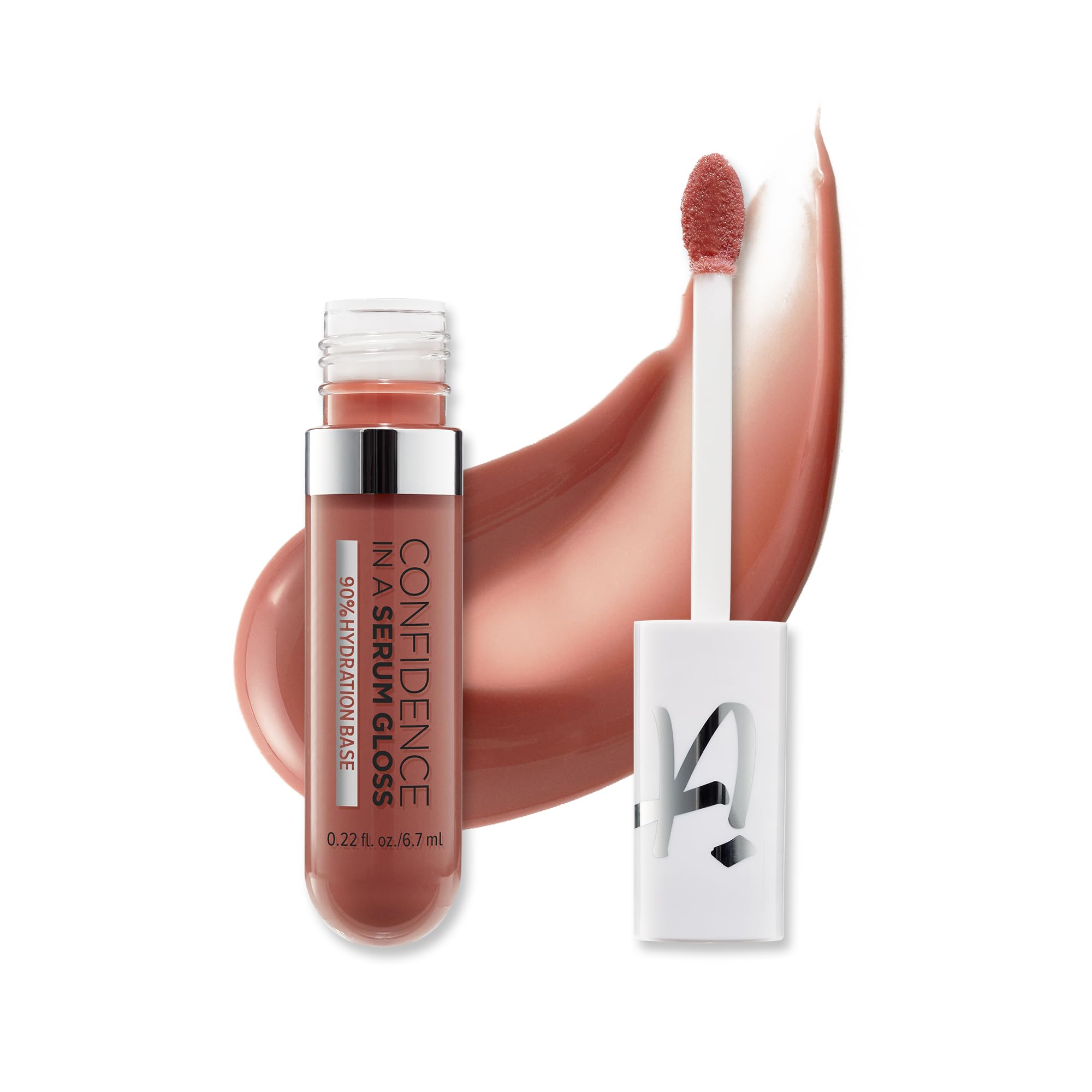 IT Cosmetics Confidence in a Serum Lip Gloss - Smoothing & Conditioning - 8HR Hydration with Hyaluronic Acid, Ceramide, Vitamin 