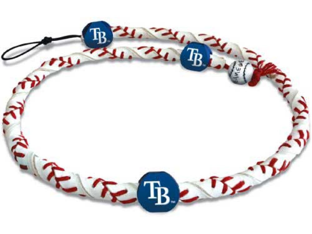 MLB Tampa Bay Rays Classic Frozen Rope Baseball Necklace