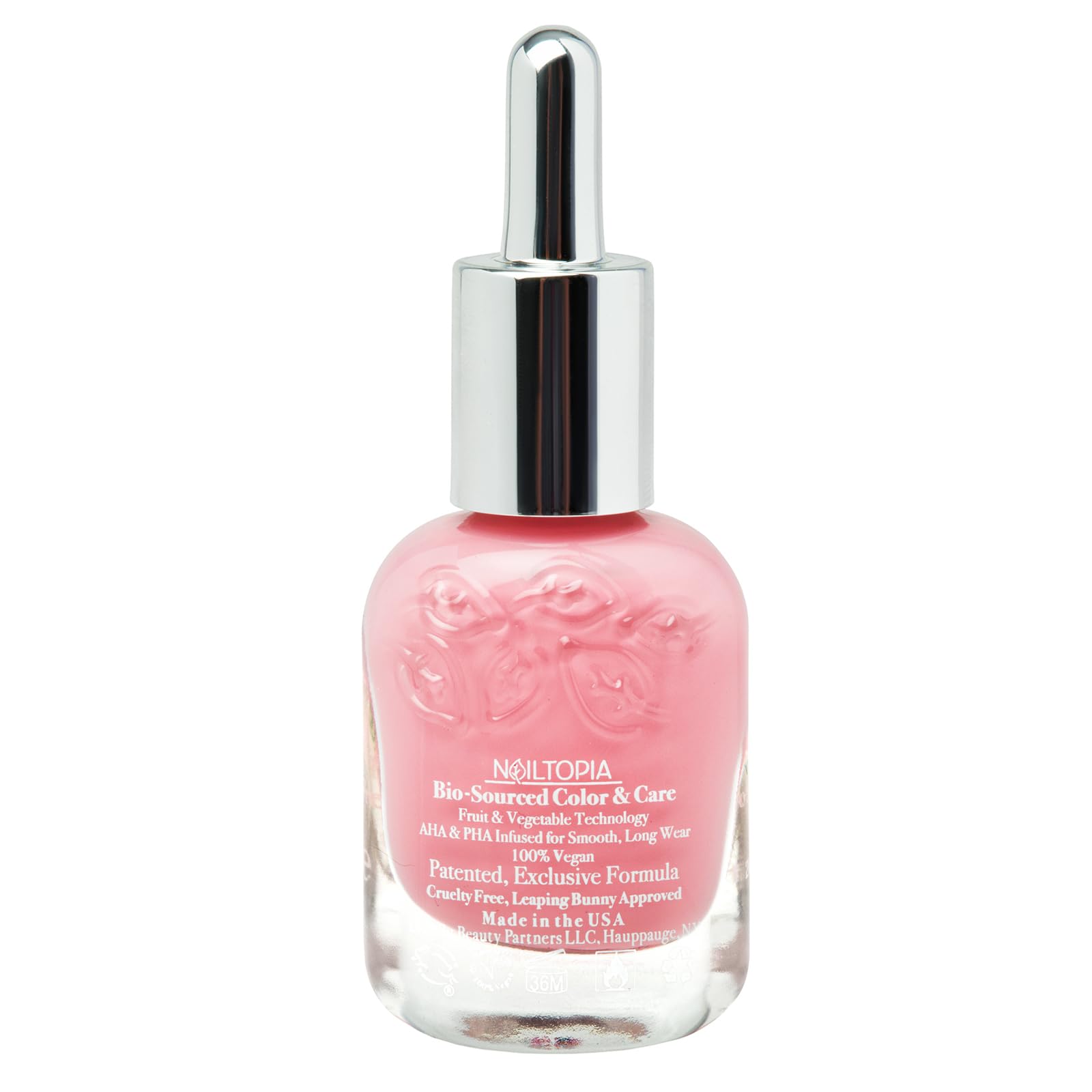 Nailtopia - Plant-Based Chip Free Nail Lacquer - Non Toxic, Bio-Sourced, Long-Lasting, Strengthening Polish - Uptown Girl (Light