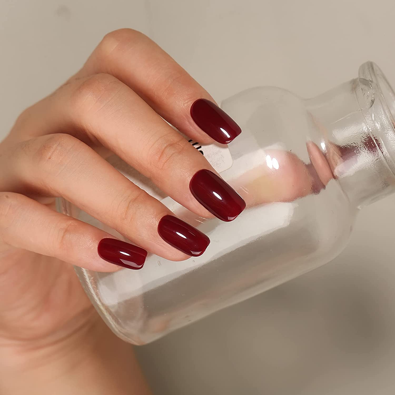 Maychao 15Ml Gel Nail Polish 1Pc Burgundy Red Gel Polish Soak Off Uv Led Nail Polish Nail Art Starter Manicure Salon Diy At Home