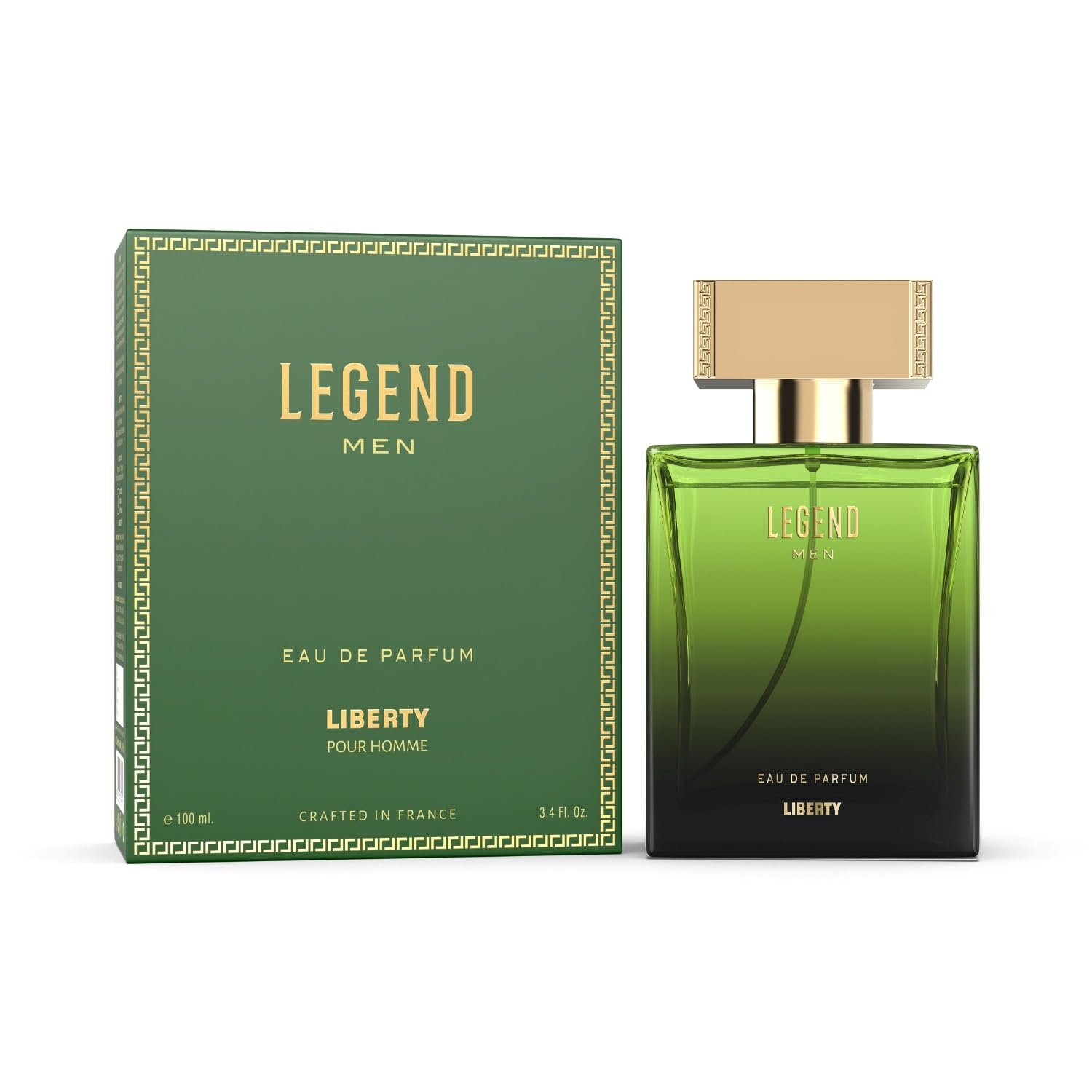 Liberty Legend Perfume For Men, 3.4 Oz Perfumes Long-Lasting Eau De Parfum, Luxury Oriental & Woody Fragrance For Men, Perfume S