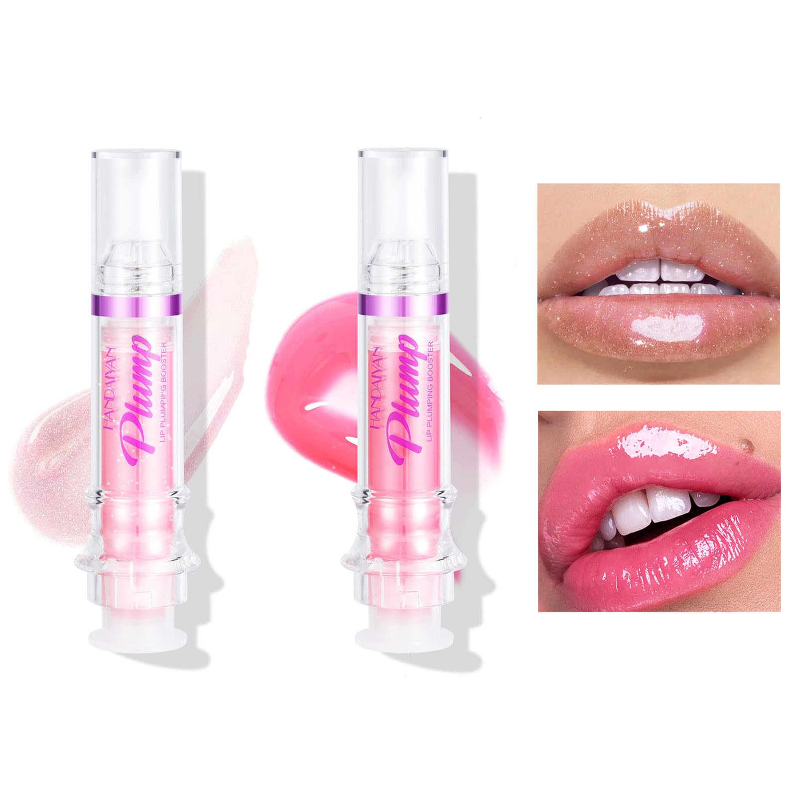 SWETIYOU Lip Plumping Booster, Plumping Lip Oil with Chili Extract, Plump & Pout Lip Plumper, Slightly Spicy Lip Plumping Gloss,