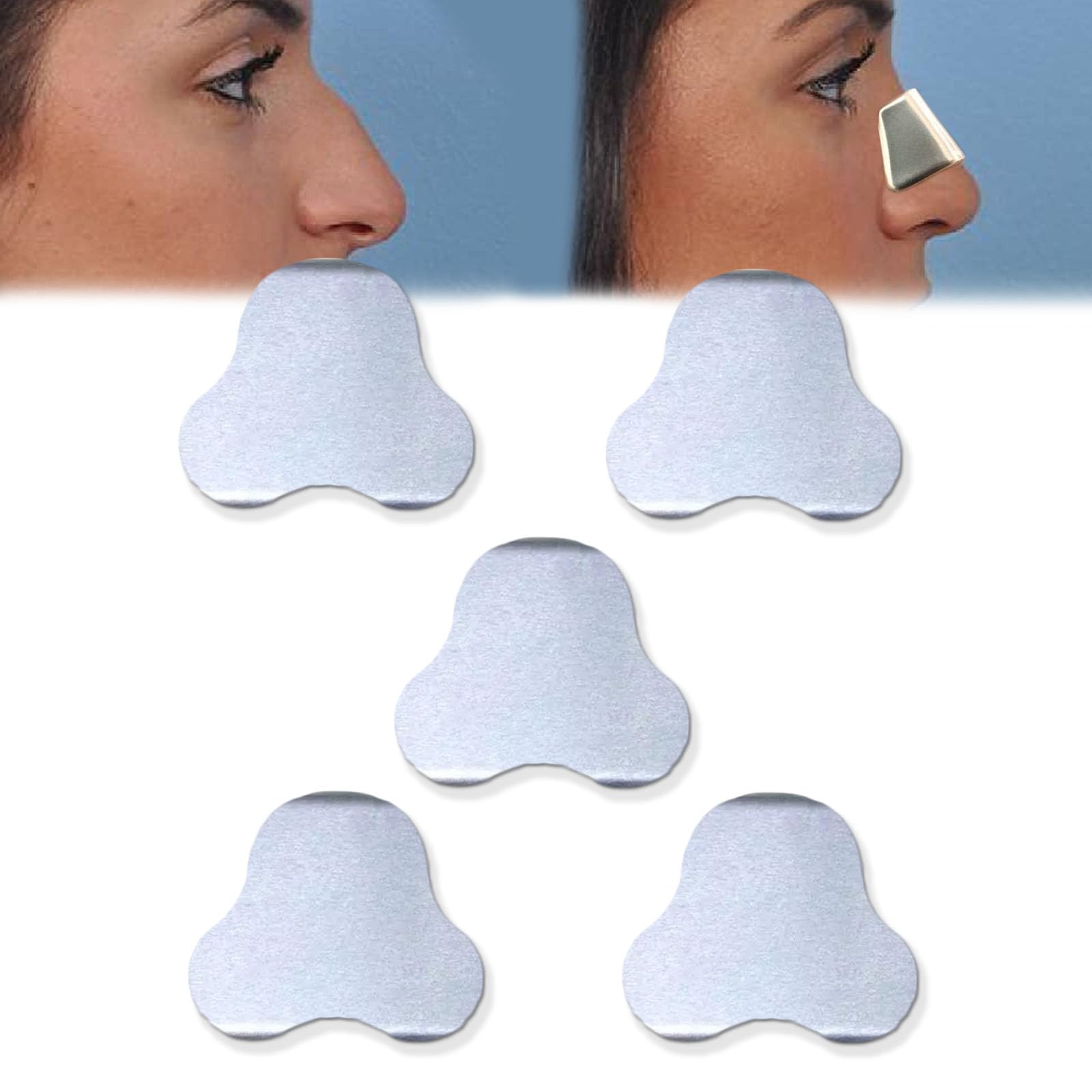 MUROCEA Aluminum Nasal Splints, External Nose Support Protector for Rhinoplasty Septoplasty Surgery, Nose Brace Fracture, ENT, 