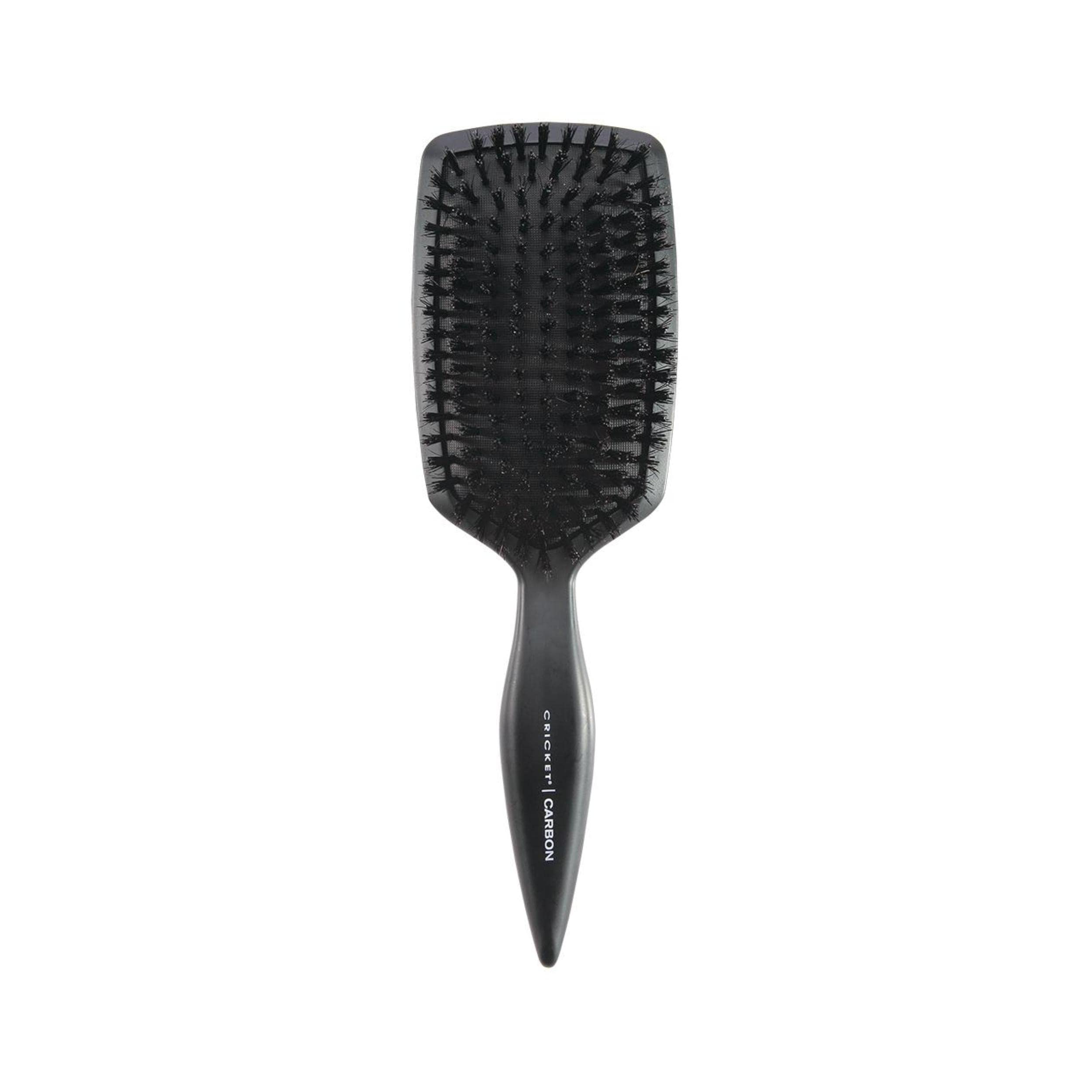 Cricket Carbon Boar Paddle Hair Brush For Blow Drying And Styling, Large Wide Anti-Static Hairbrush For Long Short Thick Thin Cu