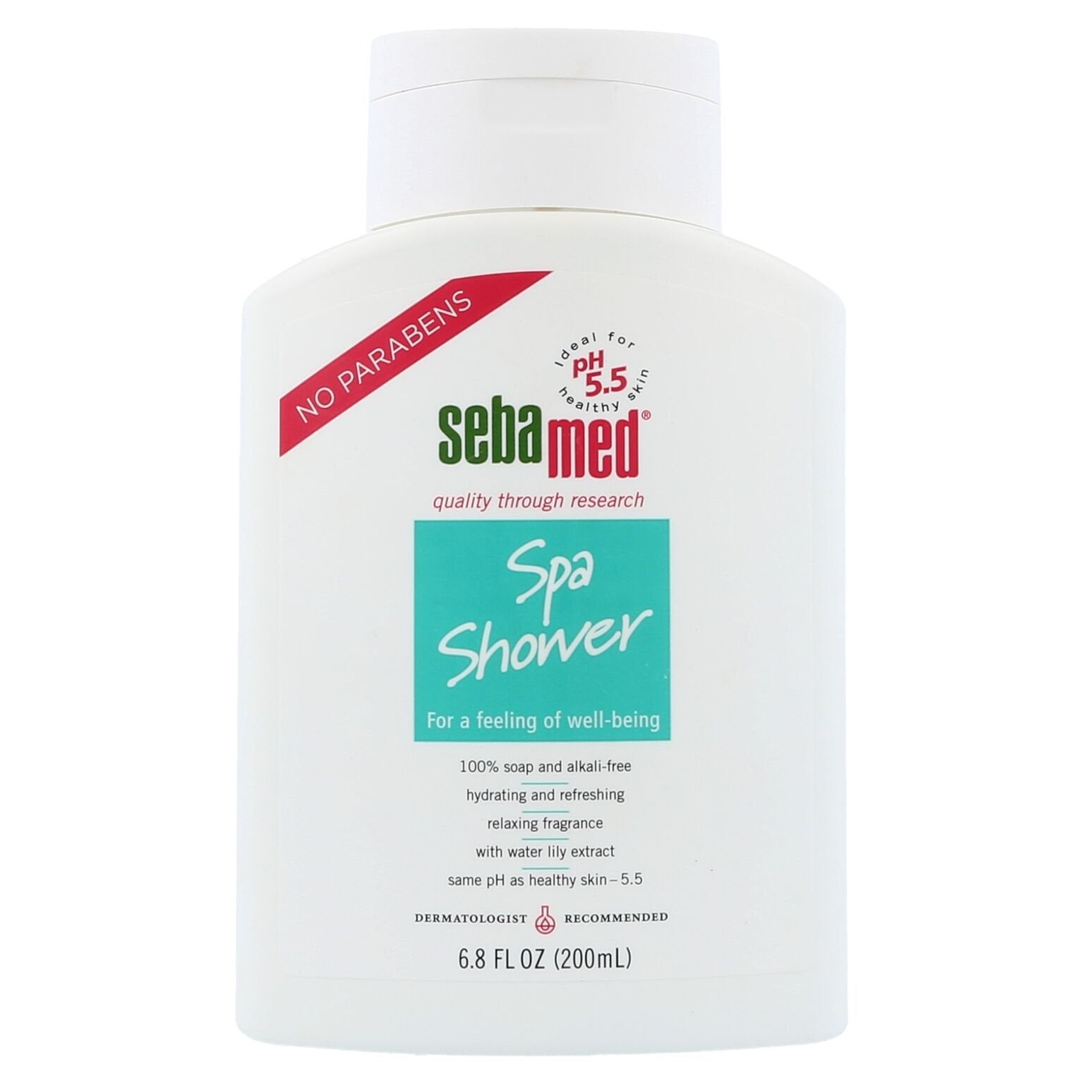 Sebamed Spa Shower Hydrating and Refreshing pH 5.5 Relaxing Fragrance With Water Lily Extract no Soap and Alkali Body Cleanser W