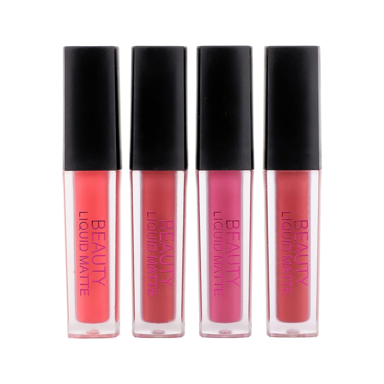 Lanellie Professional Color Sensational VelvetMatte Mini Liquid Lipstick Combo PackSet Of 4