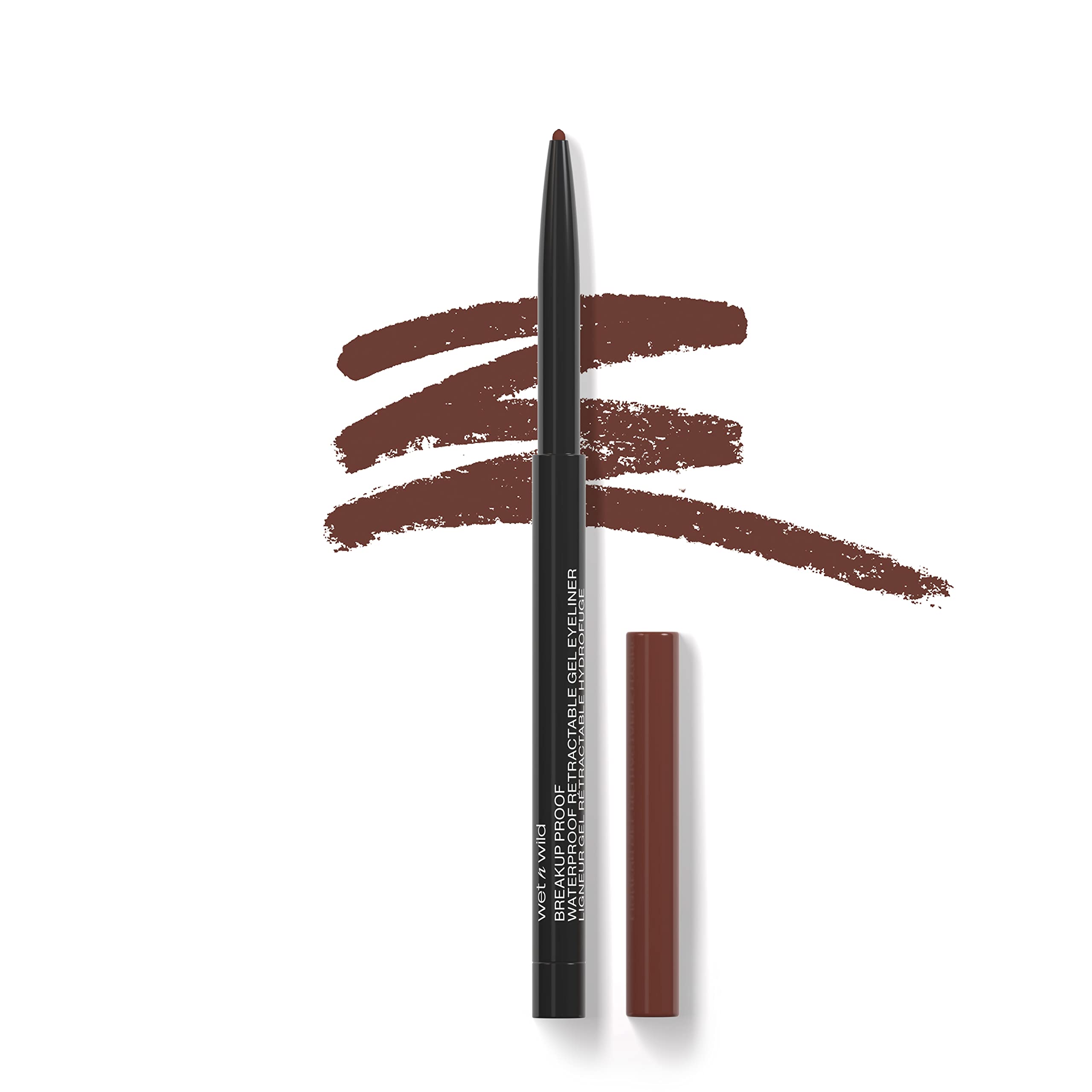 Wet N Wild Breakup Proof Waterproof Retractable Gel Eyeliner Brick Brown