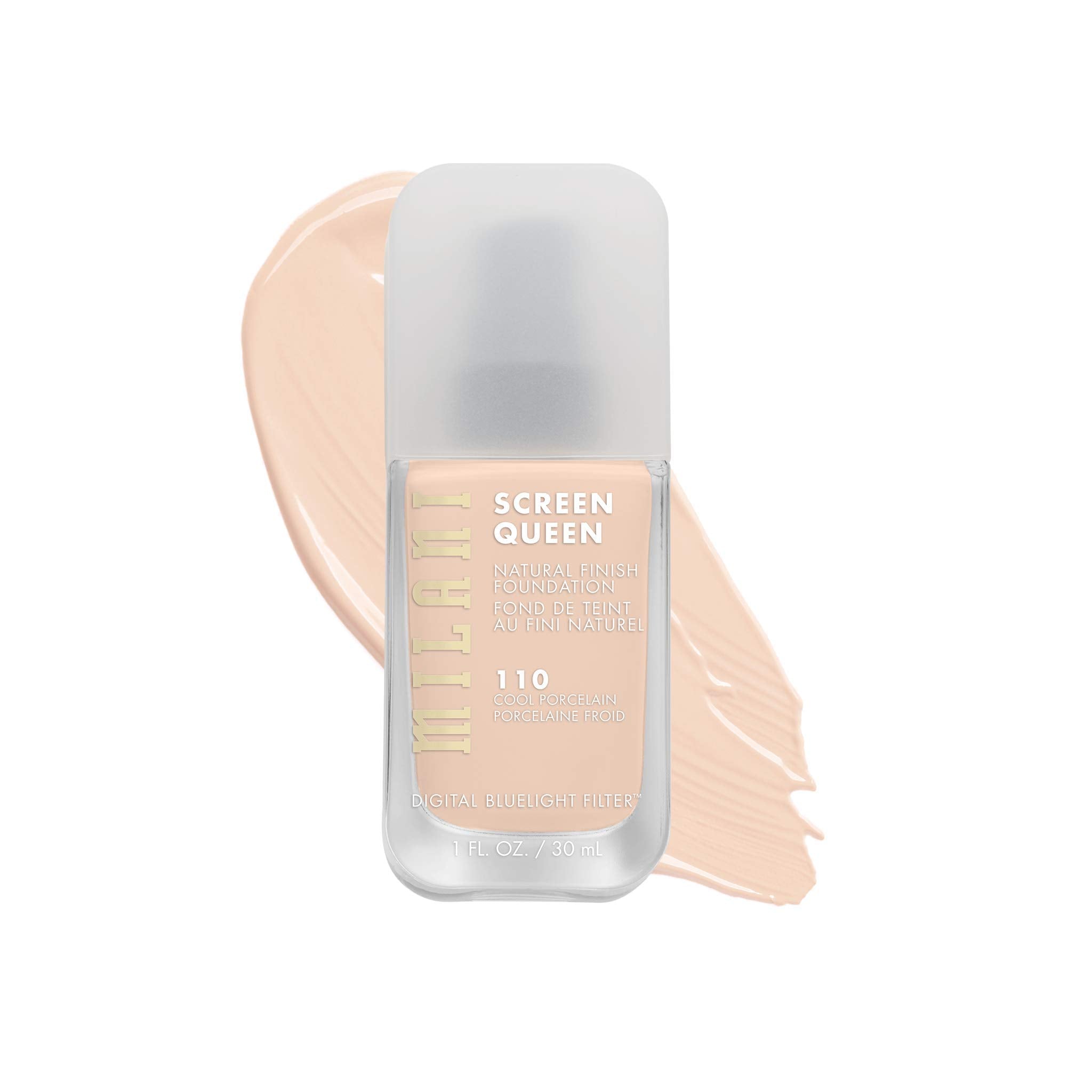 Milani Screen Queen Liquid Foundation Makeup - Cruelty Free Foundation With Digital Bluelight Filter Technology (Warm Beige)