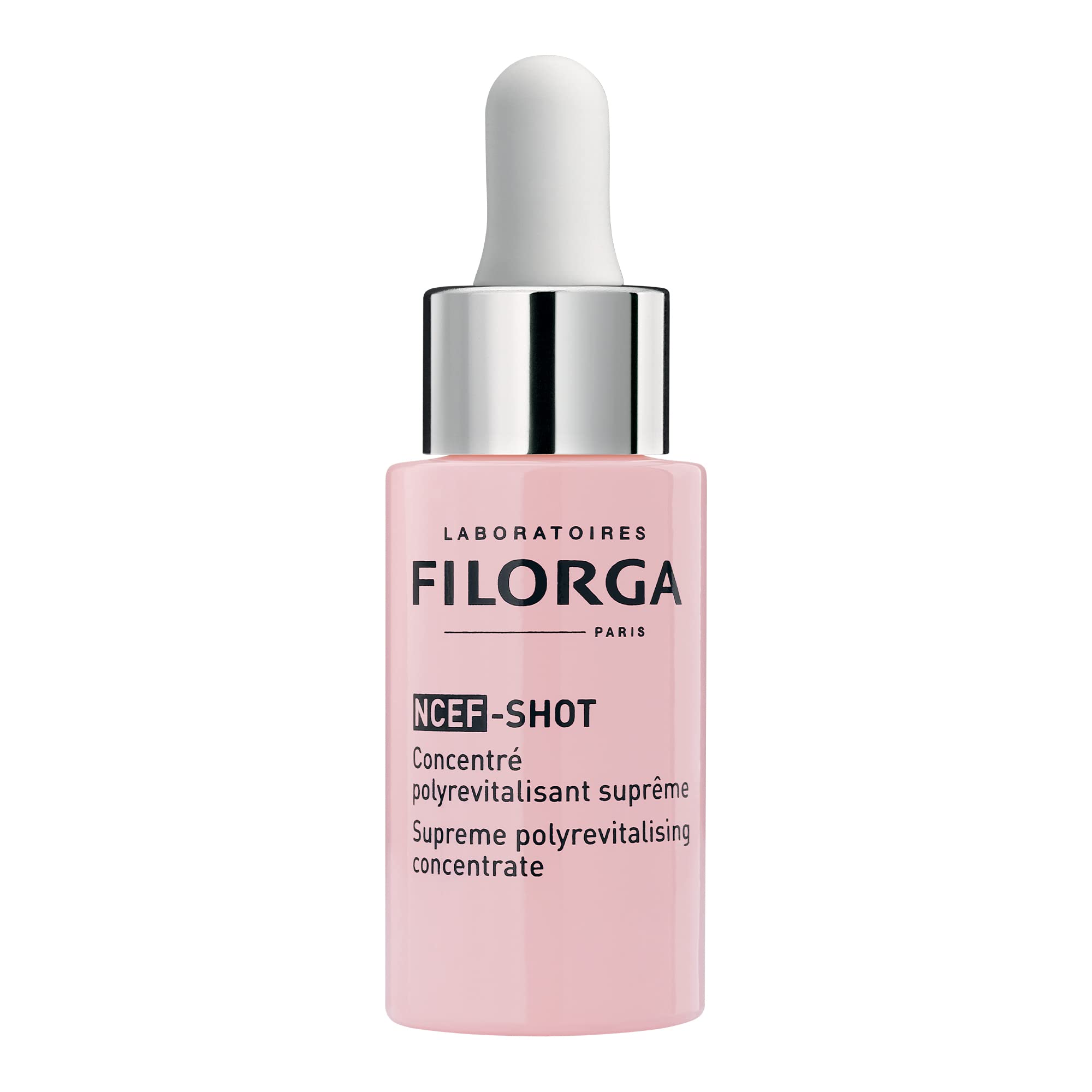 Filorga NCEF-Shot Anti-Aging Serum, Concentrated Wrinkle Reducing Treatment for Radiant & Firm Skin in 10 Days, 0.5 fl. Oz.