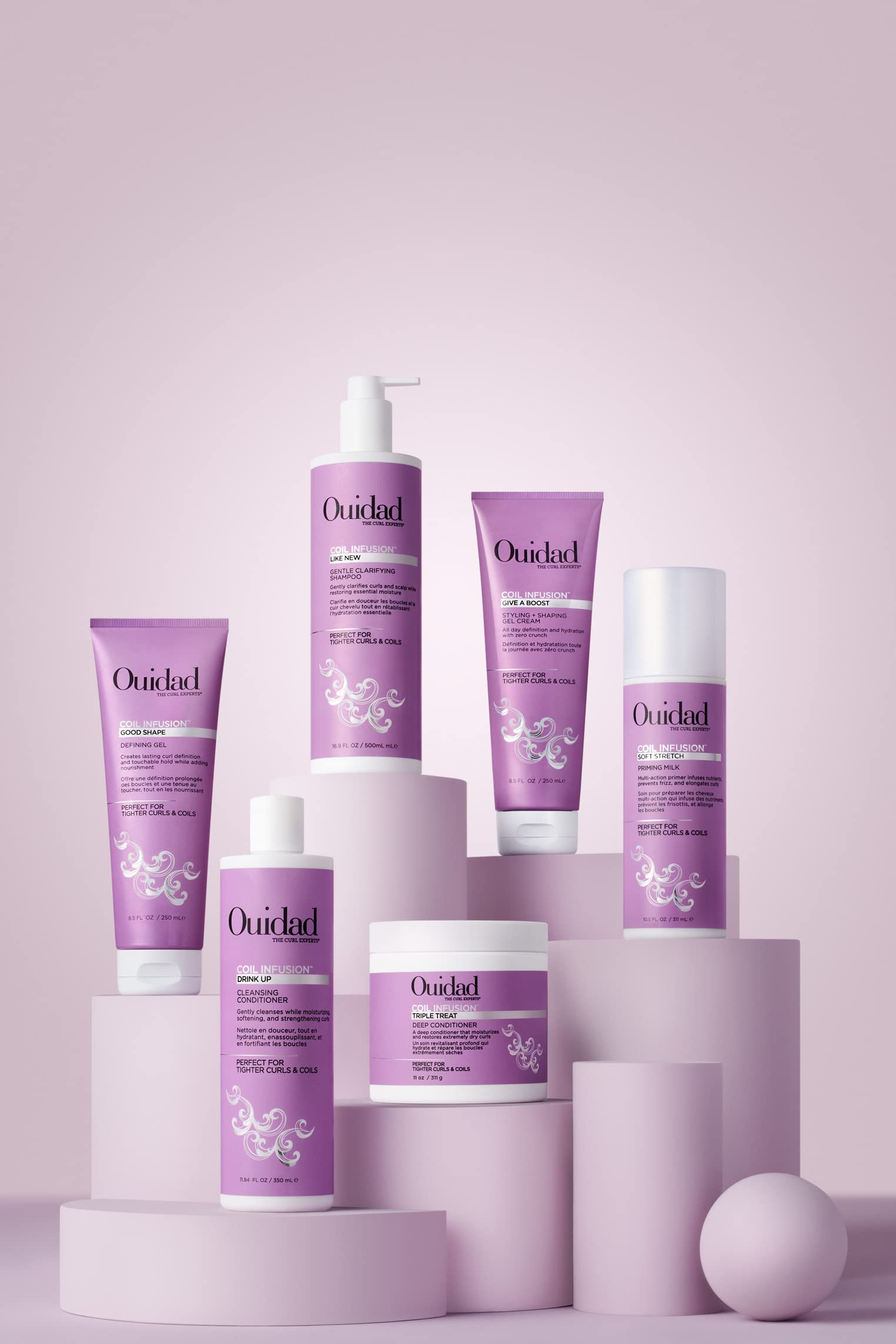 Ouidad Coil Infusion    Give A Boost Styling + Shaping Gel Cream, 8.5 Oz.