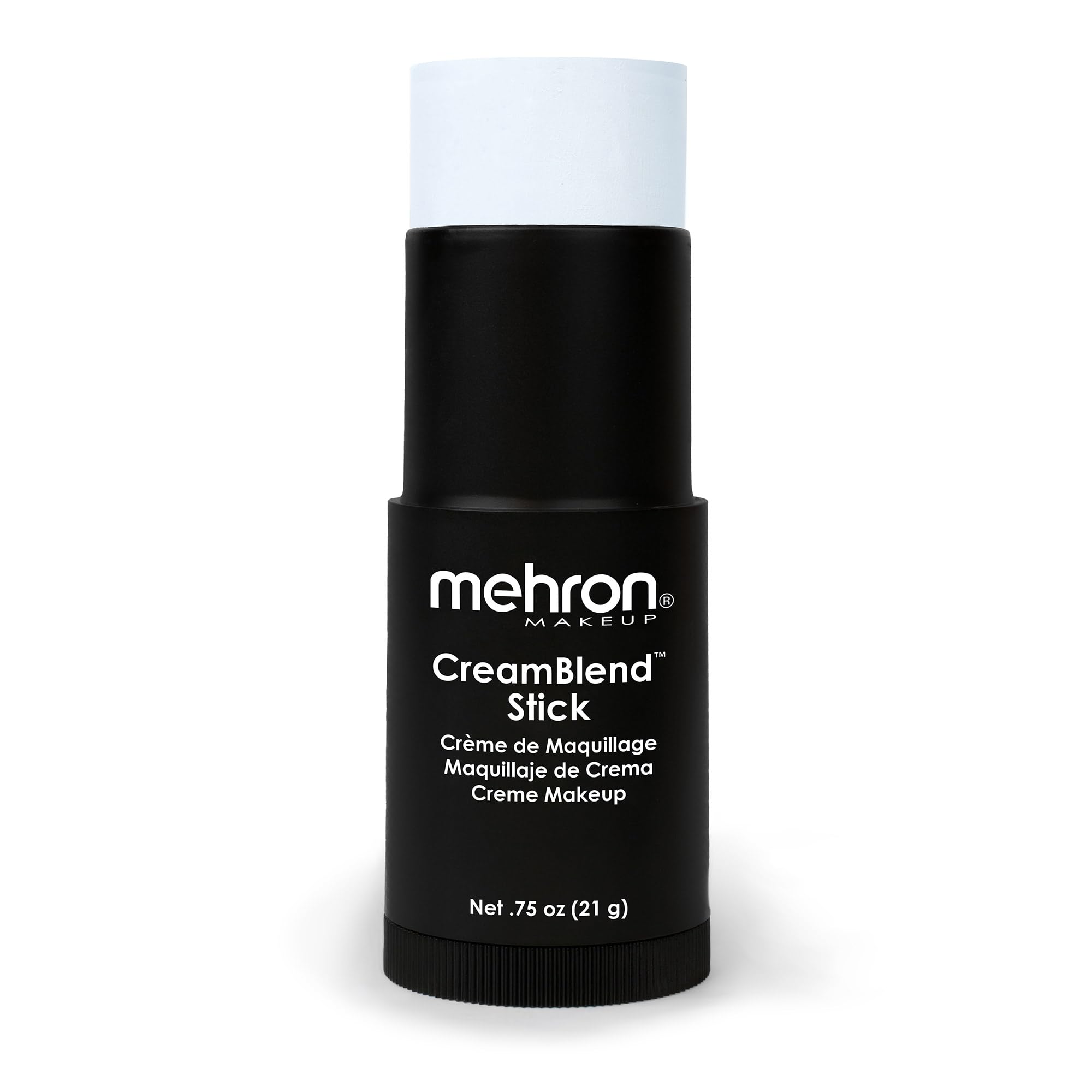 Mehron Makeup CreamBlend Stick | Face Paint, Body Paint, & Foundation Cream Makeup | Body Paint Stick .75 oz (21 g) (Moonlight W