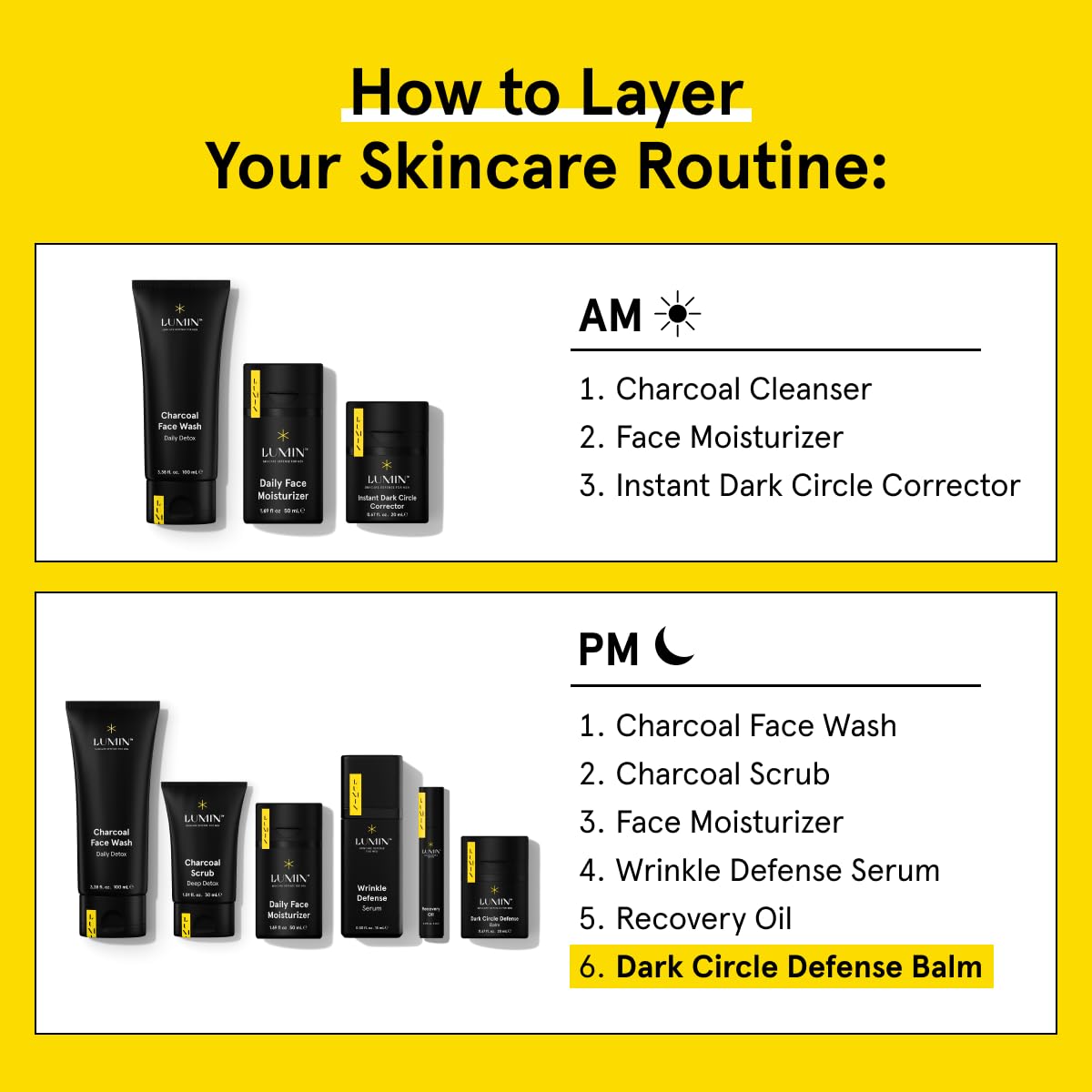 Lumin - Recovery Oil - Hydrate and Repair Dry Damaged Skin Use for Flights and Long Days, A face Oil Stick with Squalane & Argan