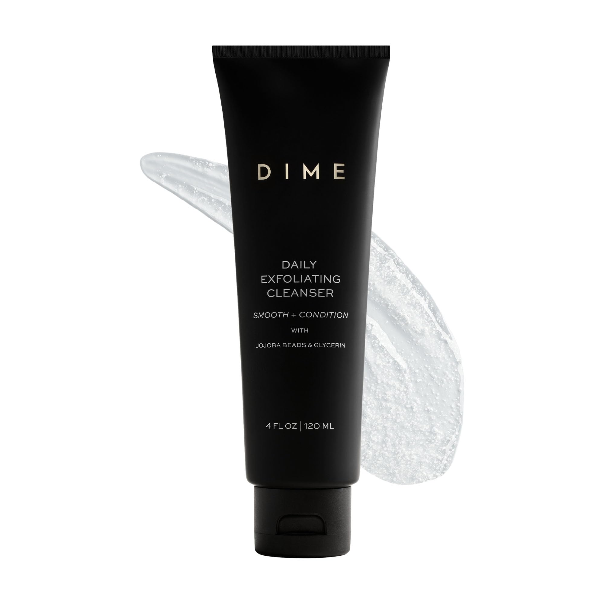 DIME Beauty Daily Exfoliating Facial Cleanser, Gentle Face Wash, 4 fl oz