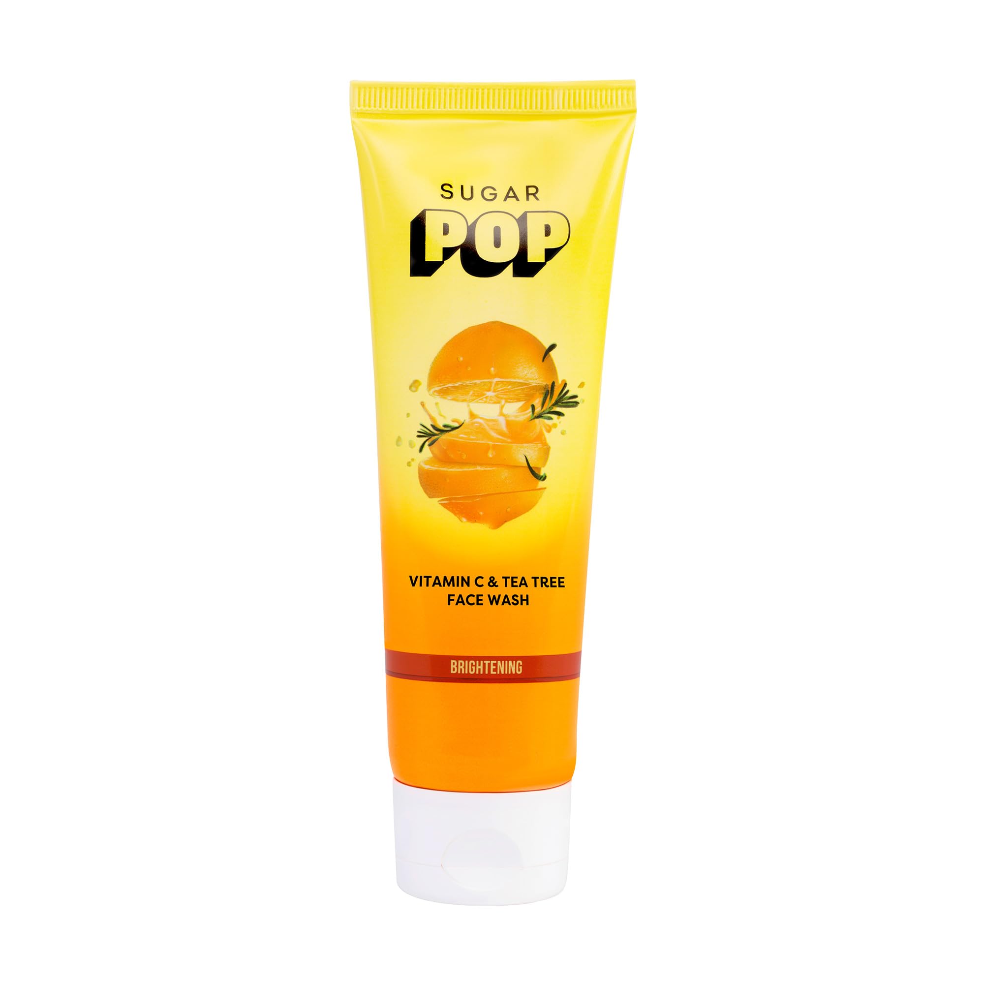 Sugar Pop Vitamin C & Tea Tree Facewash | Brightening | OilControl | AntiAcne Cleanser | For All Skin Types | 40 Ml