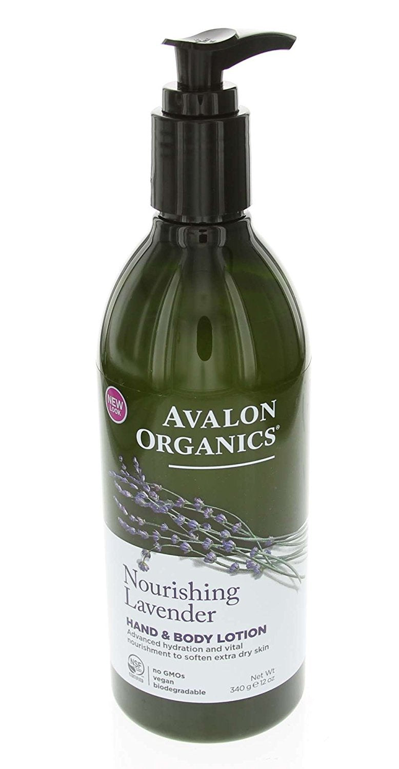 Avalon Hand/Body Lotion, Lavender 12 oz