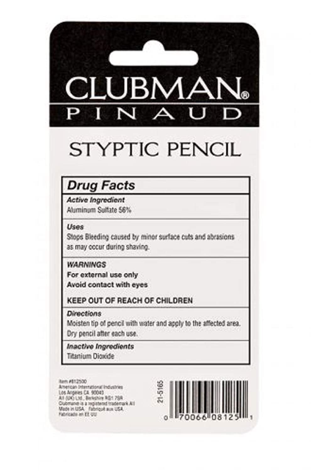 Clubman Styptic Pencil Jumbo (3 Pack)