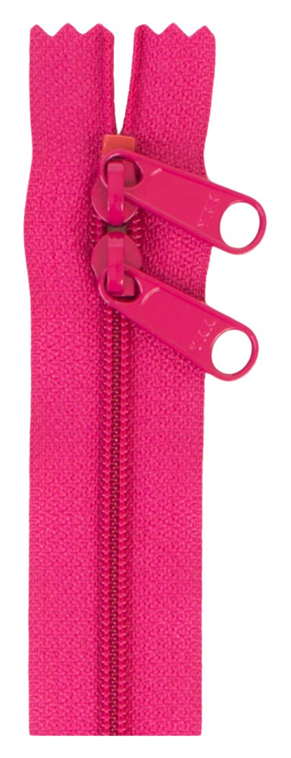 Byannie Zip30-250 Double Slide Zipper, 30'', Lipstick