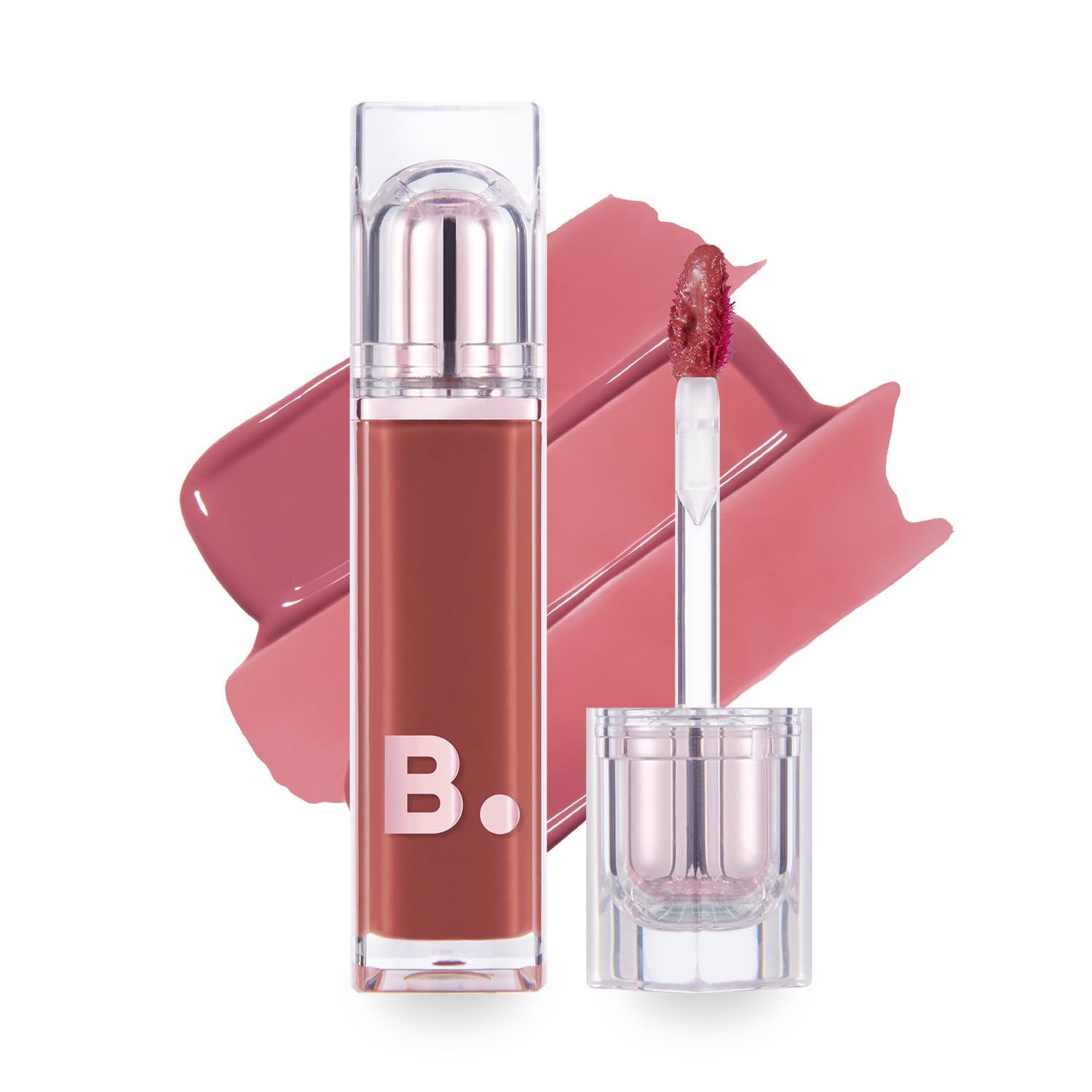 BANILA CO Dew Glow Tint  Dewy Gloss Lip Tint, BE02 Blush (0.13 oz)