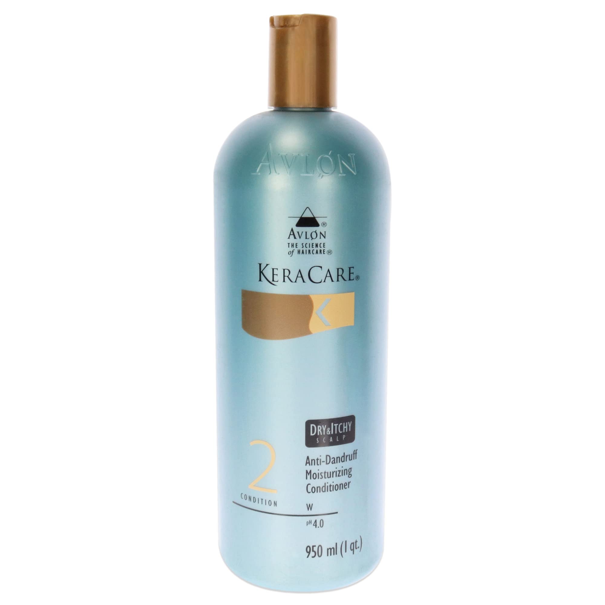 Avlon Keracare Dry & Itchy Scalp AntiDandruff Moisturizing Conditioner 950mL, 32.3 Fl Oz