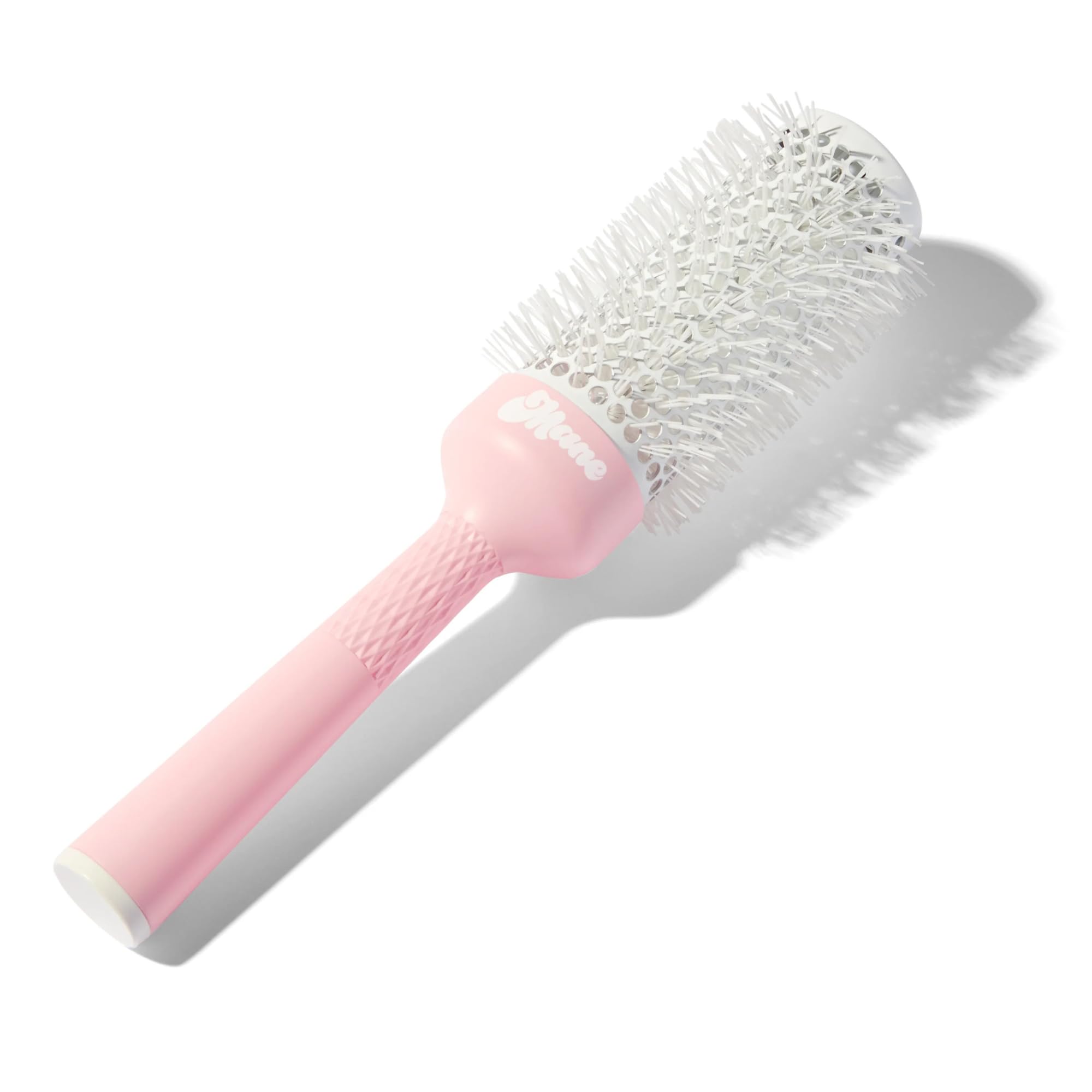 Mane BRB 33mm (1.7) Ceramic Round Brush - Round Blowout Brush for Shoulder Length Hair or Longer - Increases Hair Shine and Help