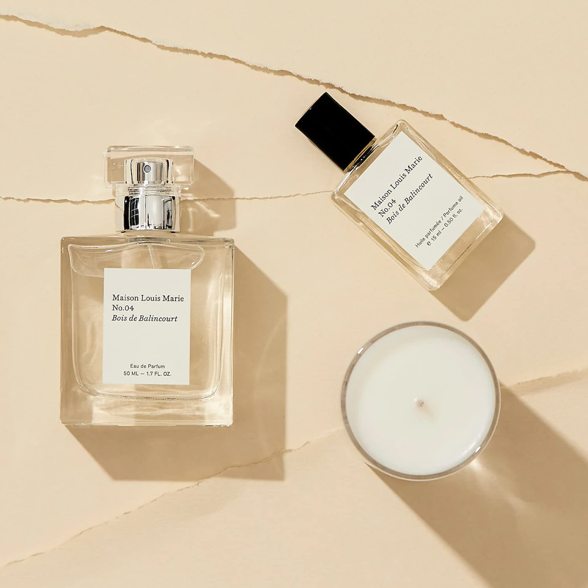 Maison Louis Marie - No.04 Bois De Balincourt Luxury 3-Piece Gift Set | Premium Clean Beauty + Non-Toxic Fragrance