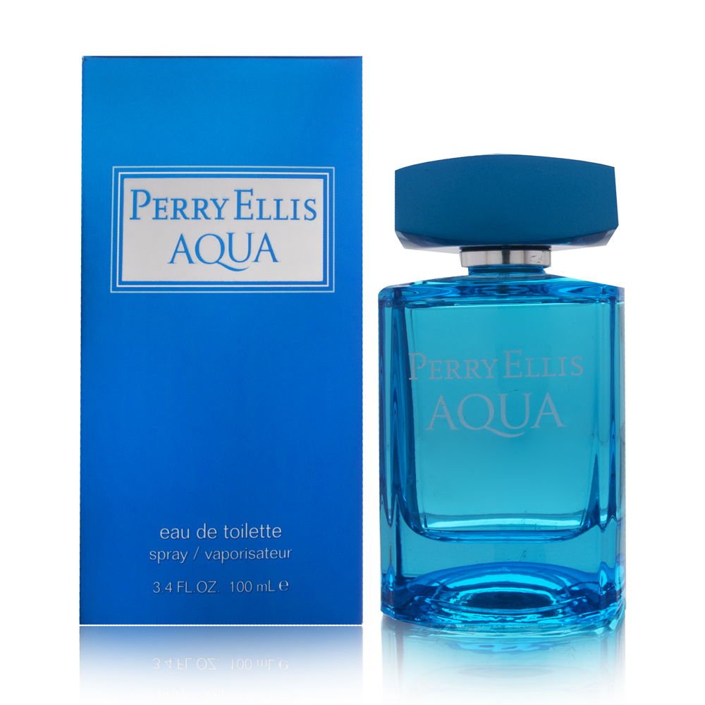 Perry Ellis Aqua By Perry Ellis, 3.4 Oz Eau De Toilette Spray For Men