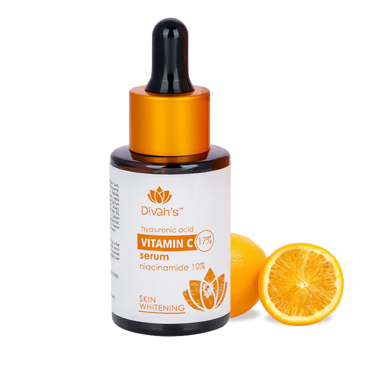 DivanS 17 Percent Vitamin C Face Serum With 10 Percent Niacinamide And Hyaluronic Acid For Glowing Skin Reduces Pigmentation Da