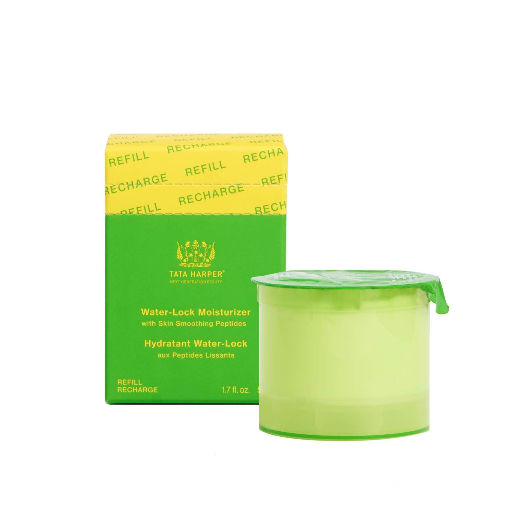 Tata Harper Water-Lock Moisturizer Refill Pod, Lightweight, Silicone-Free Hydrator, 100% Natural, Made Fresh In Vermont, 50Ml