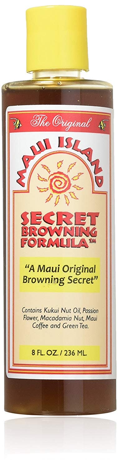 Maui Island Secret Browning Formula 8 oz - Darkest Brown, Model MIS-B, Ideal for Flawless Brows
