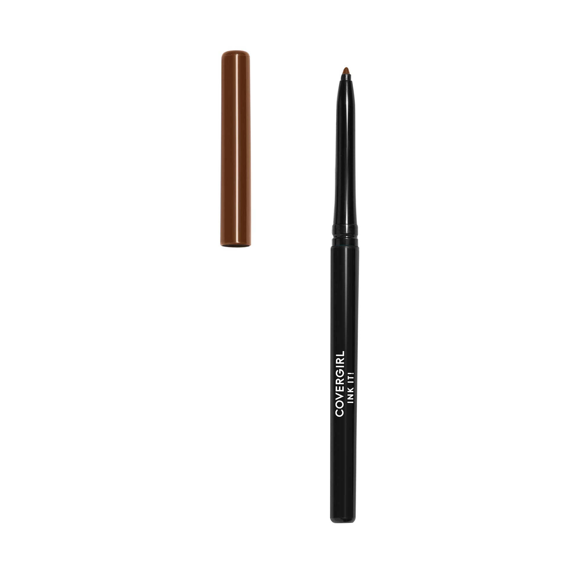 COVERGIRL Ink It! Perfect Point Plus Waterproof Eyeliner, Cocoa Ink 260 (1 Count) (Packaging May Vary) Self Sharpening Long Last