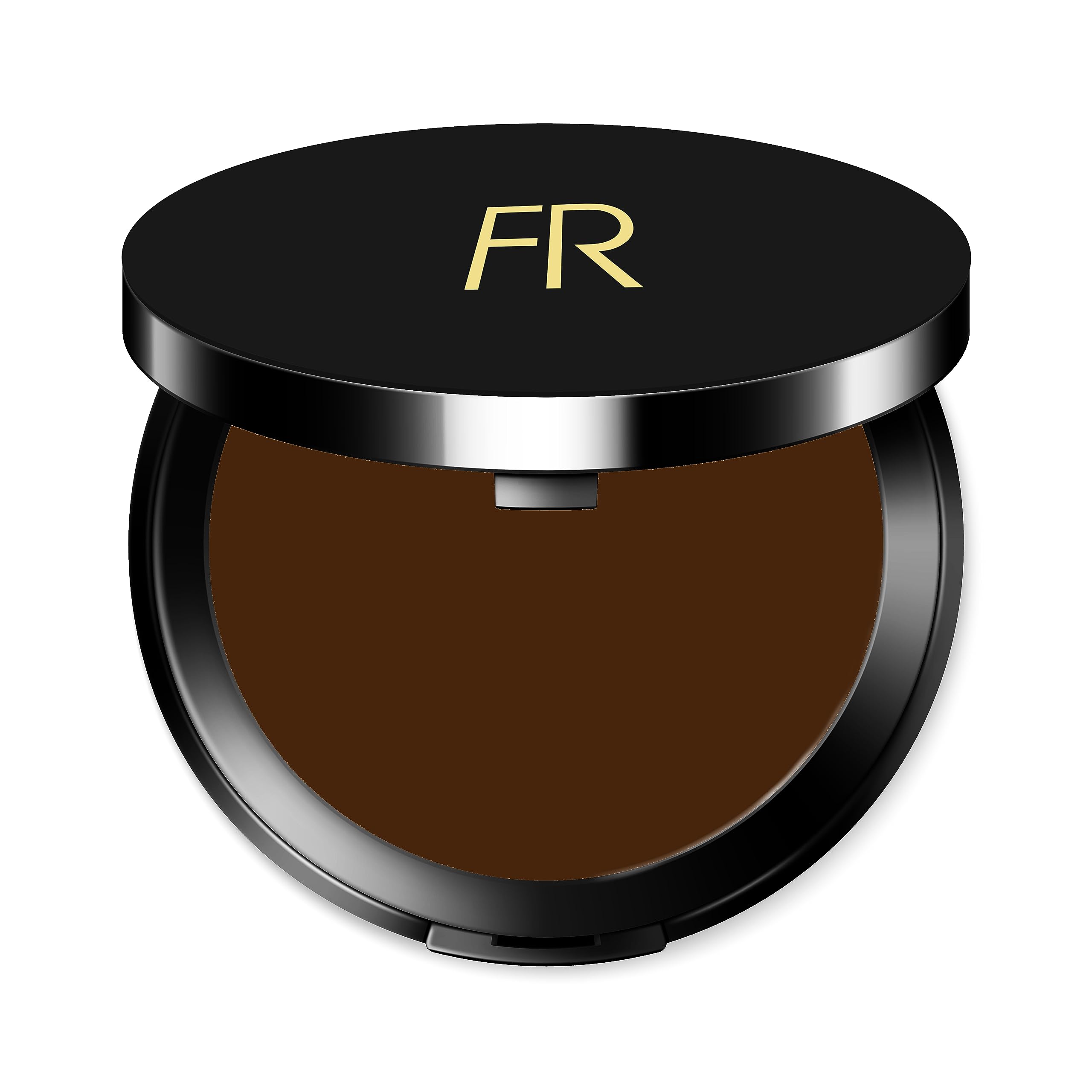 Cream To Powder Foundation by Flori Roberts, Full Coverage for Women of Color or Deeper Skin Tones, Long Lasting Makeup, Matte F