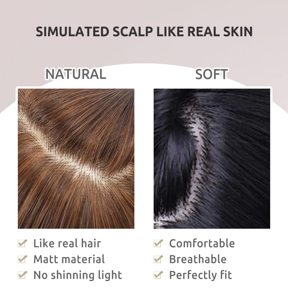 Onpep Natural Black Bob Wig With Bangs Short Straight Wigs For Black Women Shoulder Length Glueless Heat Resistant Synthetic Wig